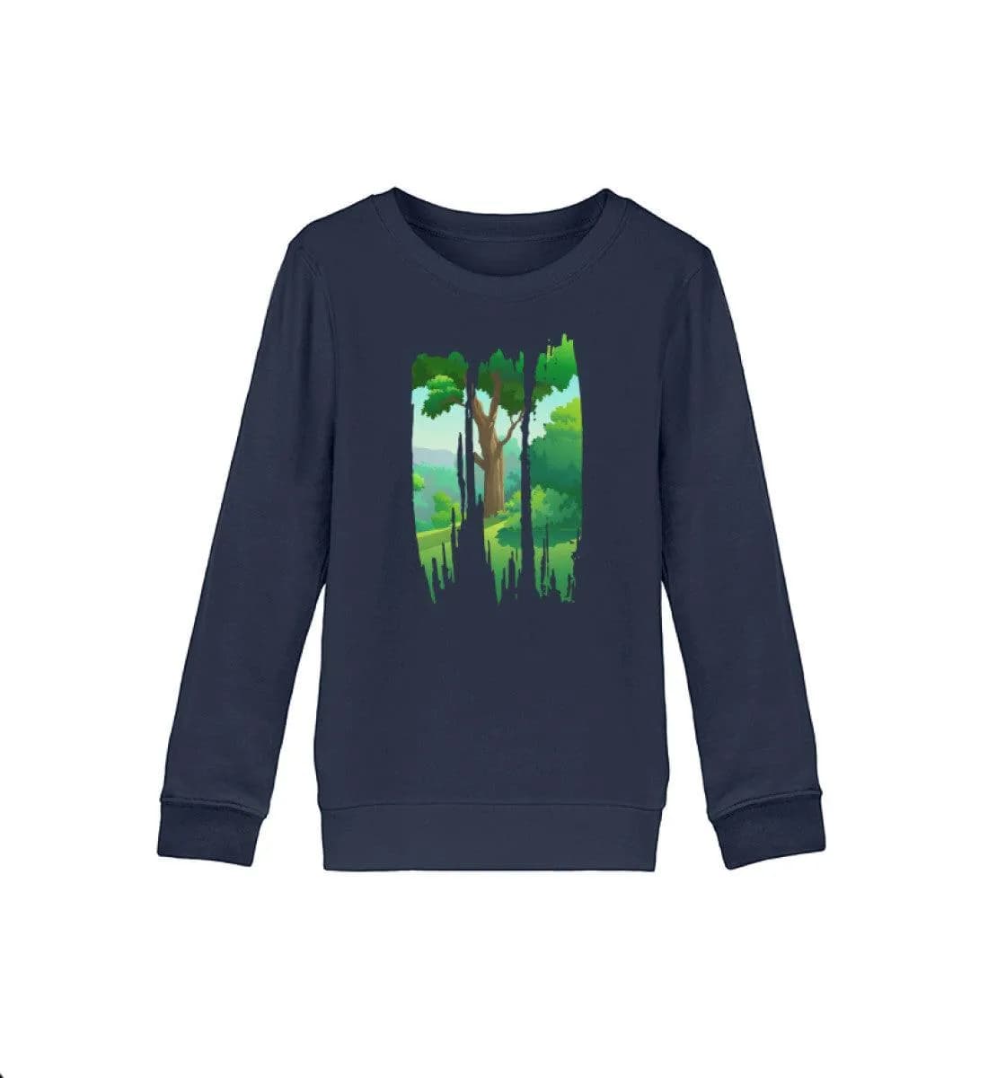 Lovely Nature Brush Landscape - Kinder Bio Sweatshirt