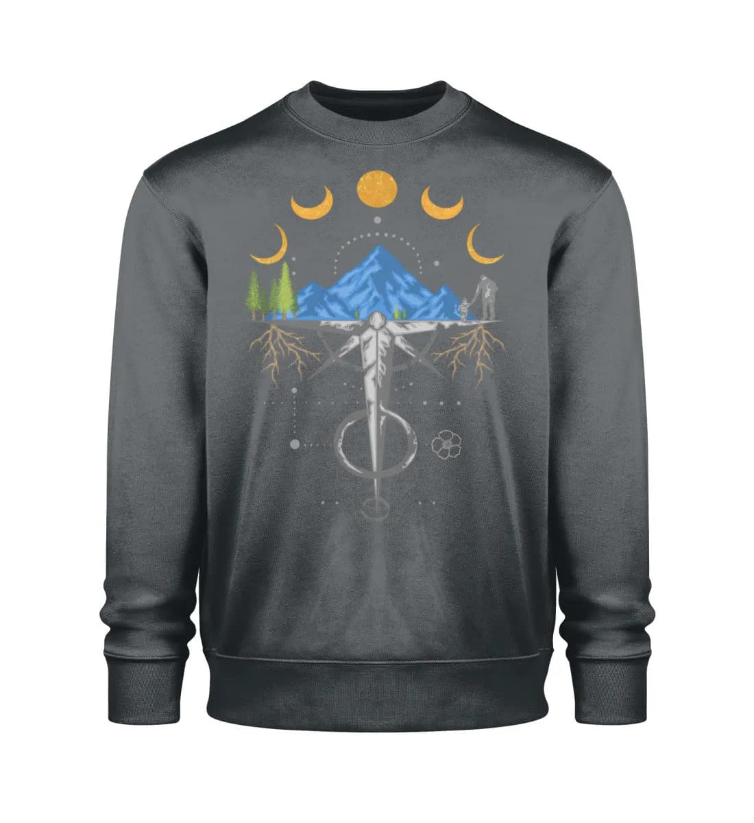 Harmonie der Berge - Unisex Bio Sweatshirt