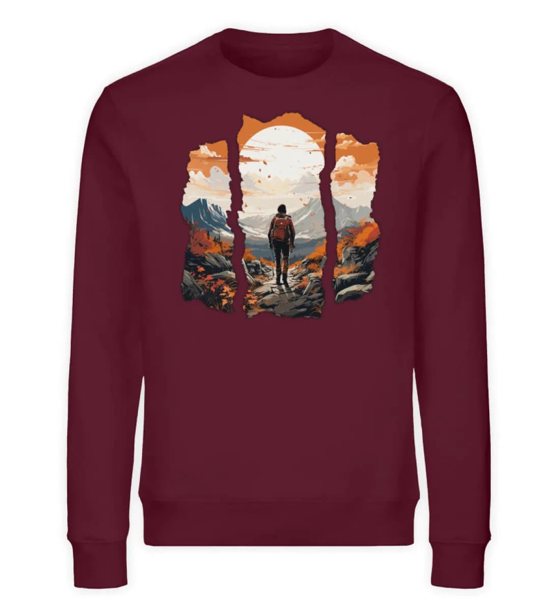 Hiking Autumn - Unisex Bio Sweatshirt