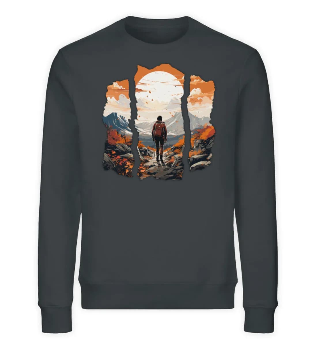 Hiking Autumn - Unisex Bio Sweatshirt
