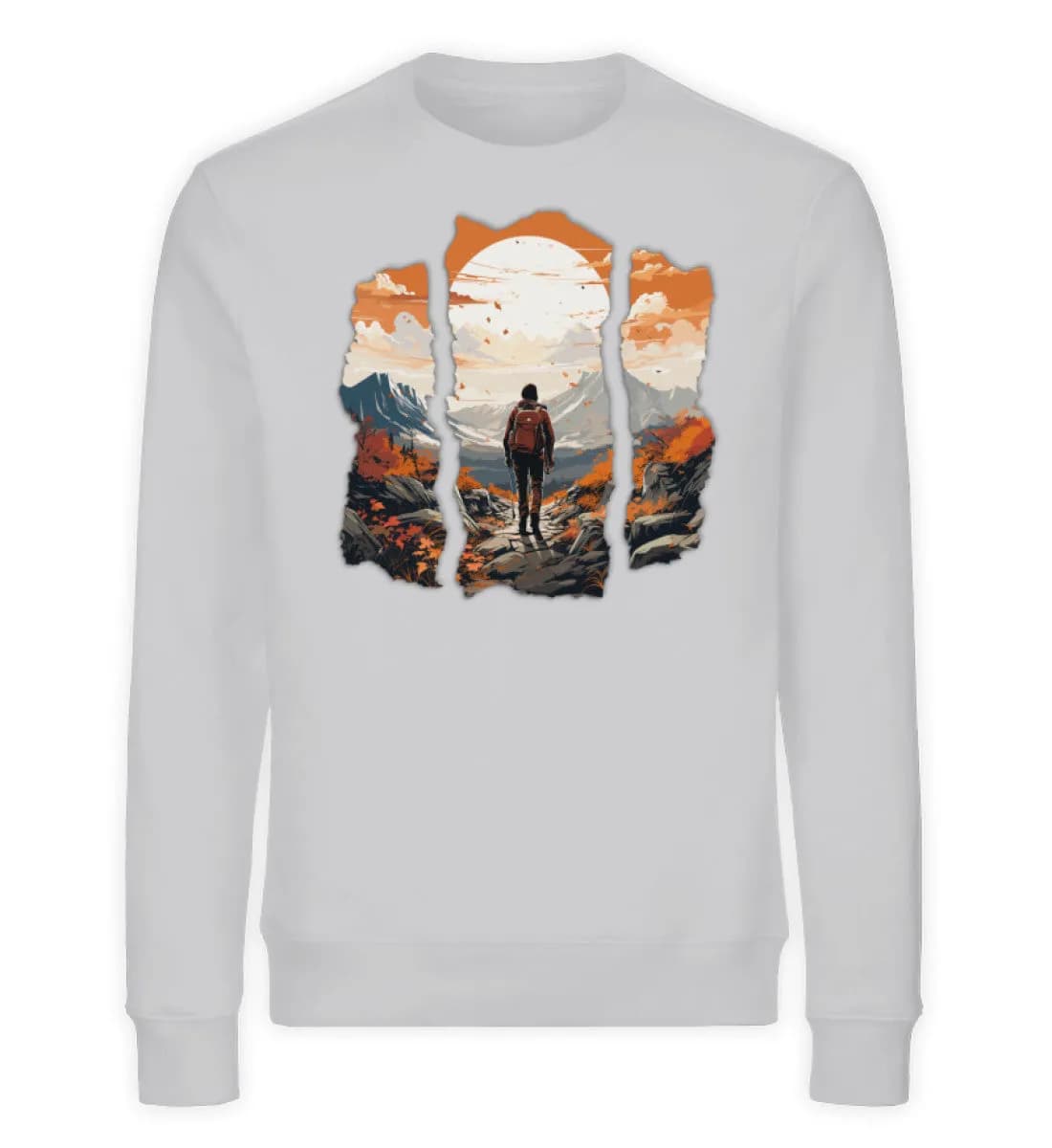 Hiking Autumn - Unisex Bio Sweatshirt