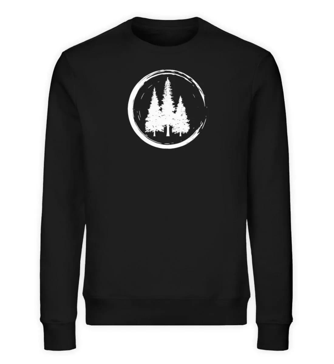 Drei Bäume im Kreis - Unisex Bio Sweatshirt