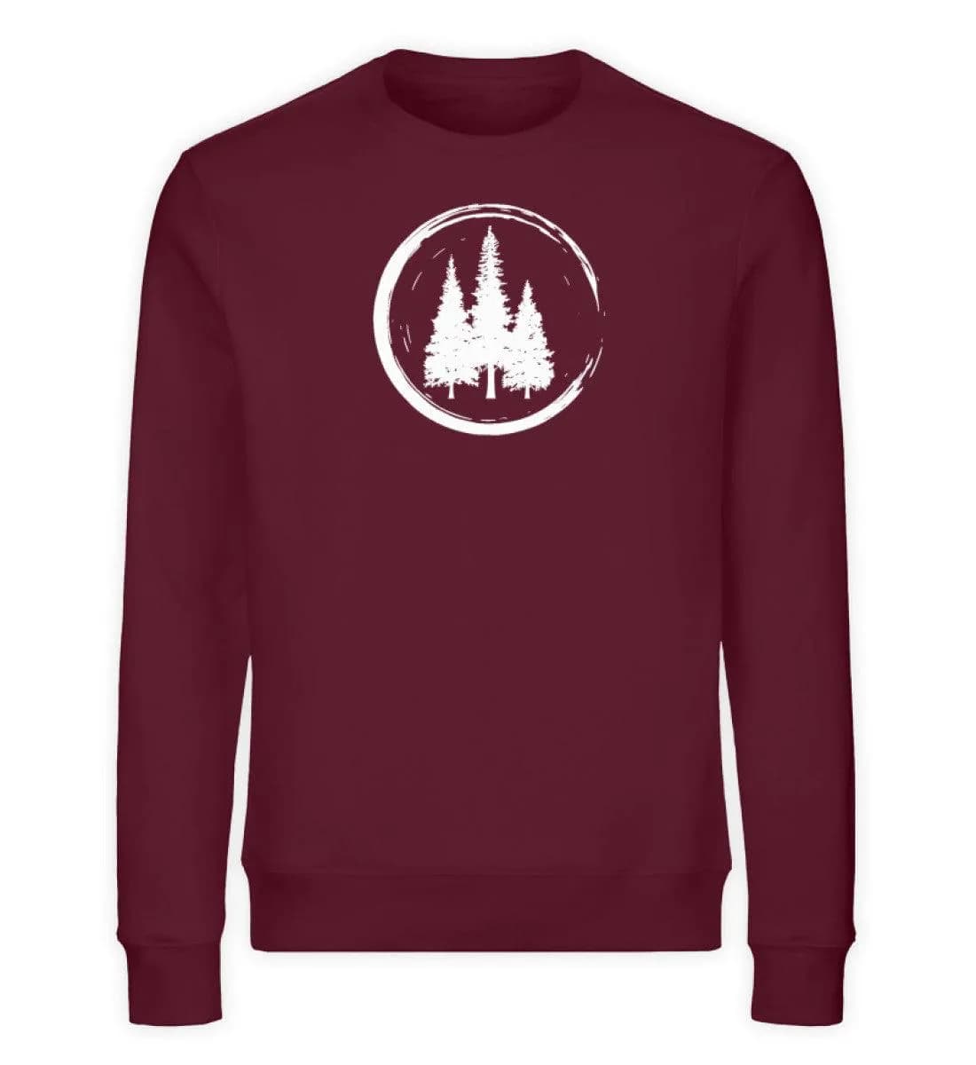 Drei Bäume im Kreis - Unisex Bio Sweatshirt