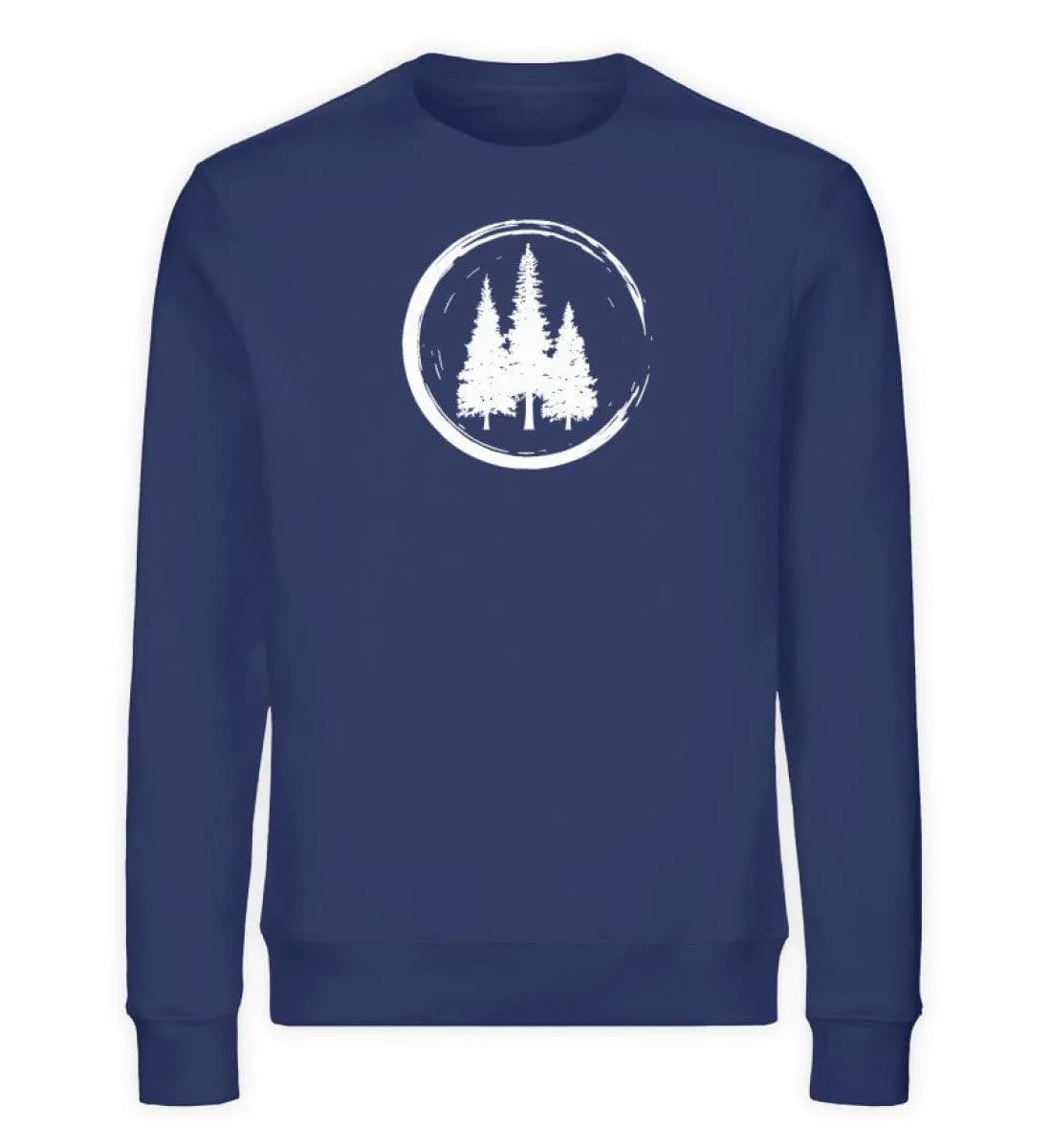 Drei Bäume im Kreis - Unisex Bio Sweatshirt