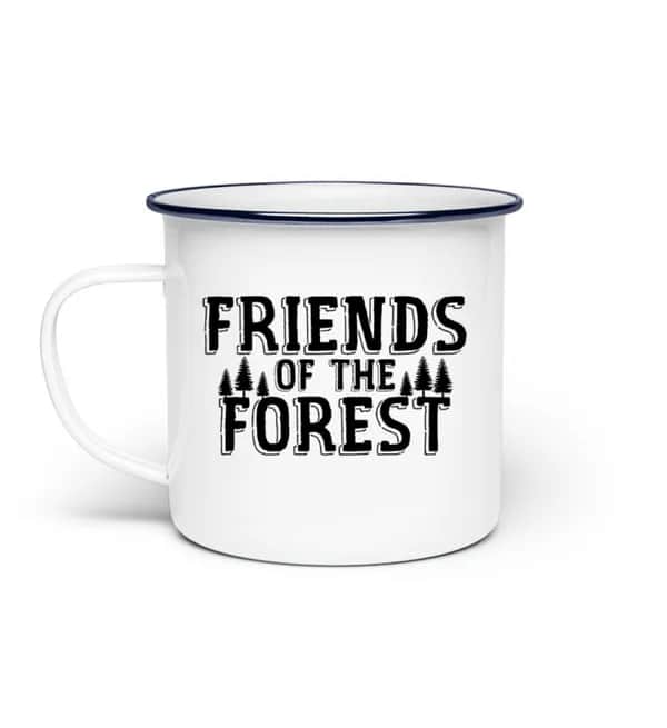 Friends of the forest - Emaille Tasse