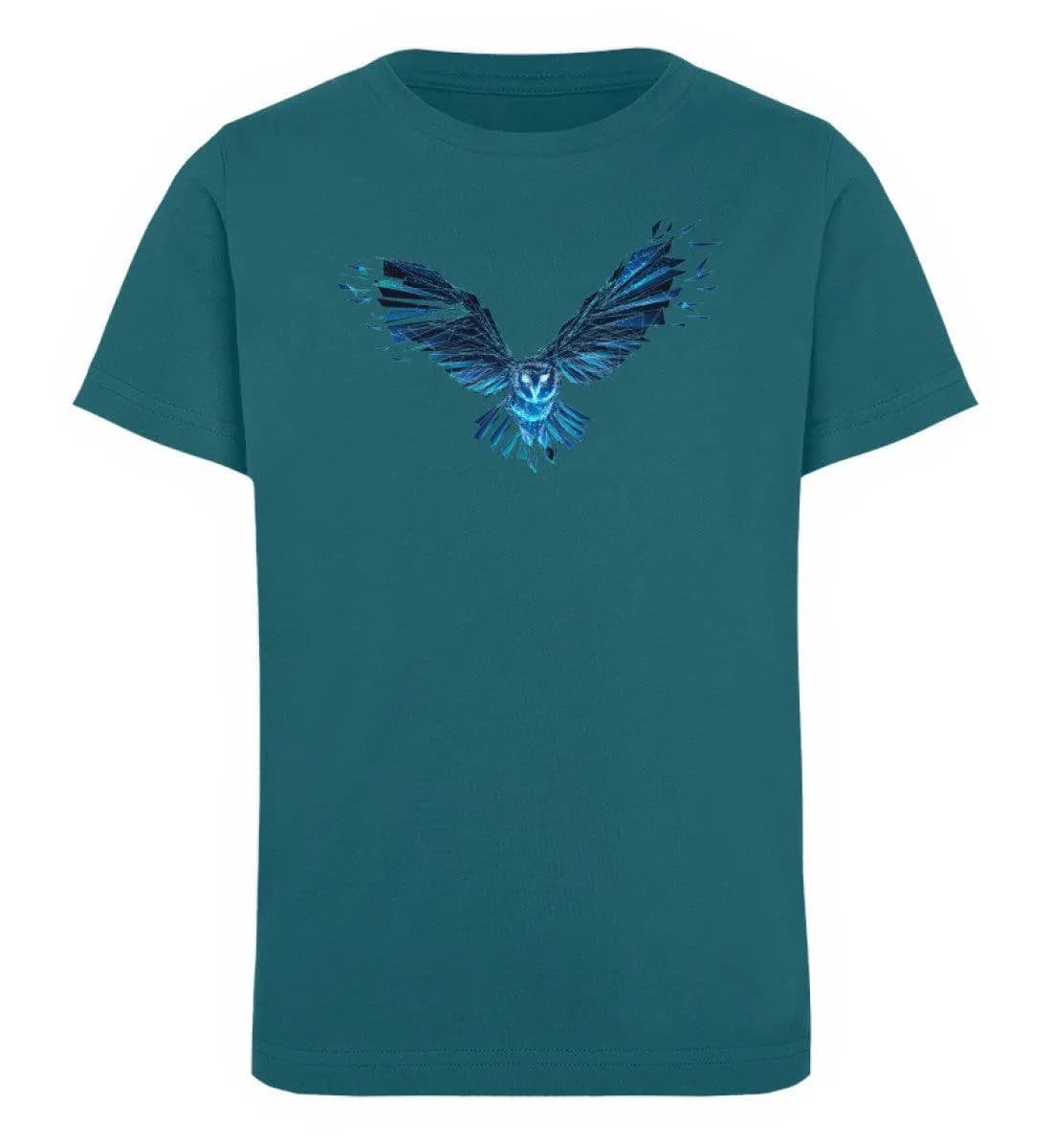 Blaue Eule - Kinder Bio T-Shirt