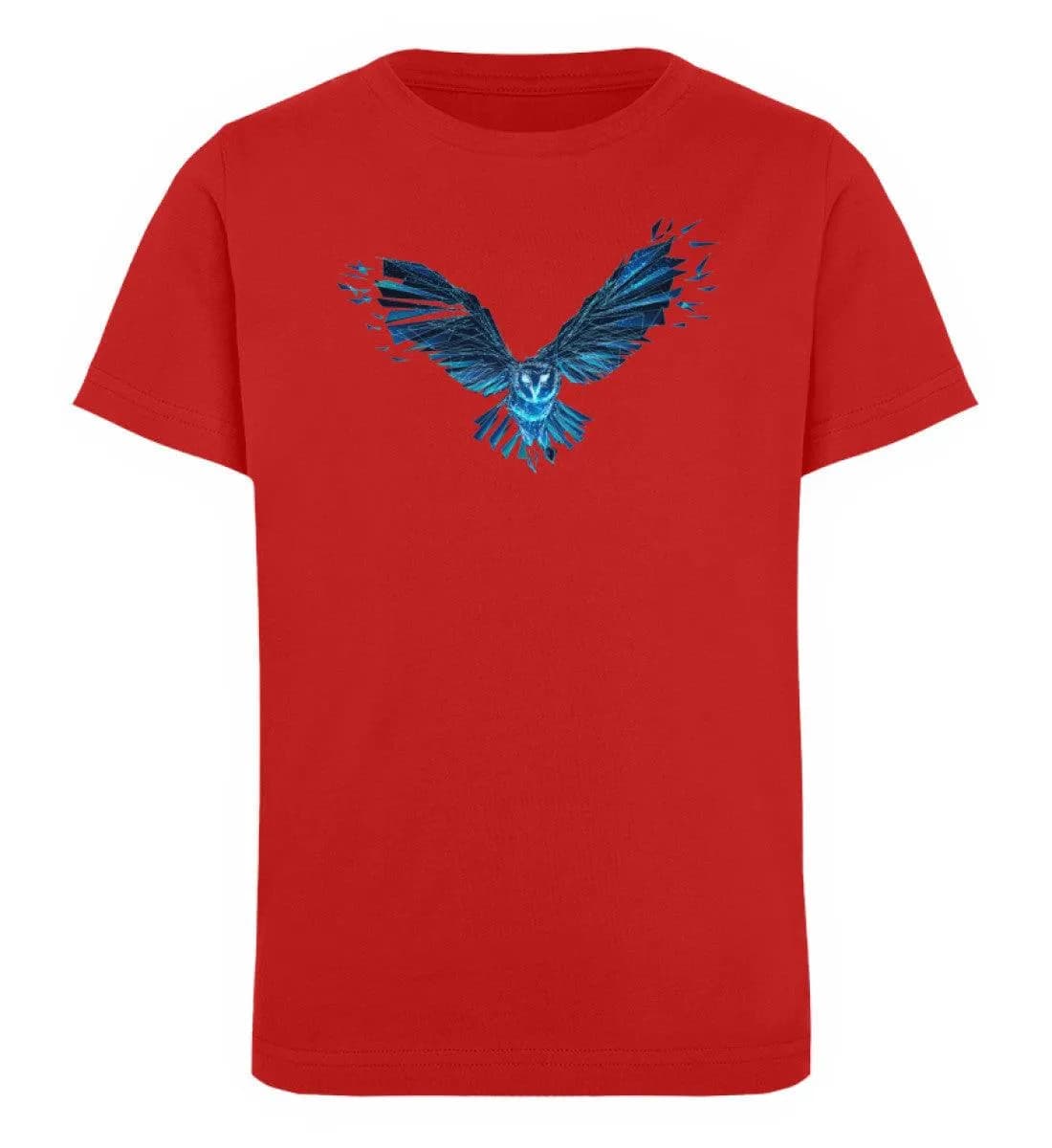 Blaue Eule - Kinder Bio T-Shirt
