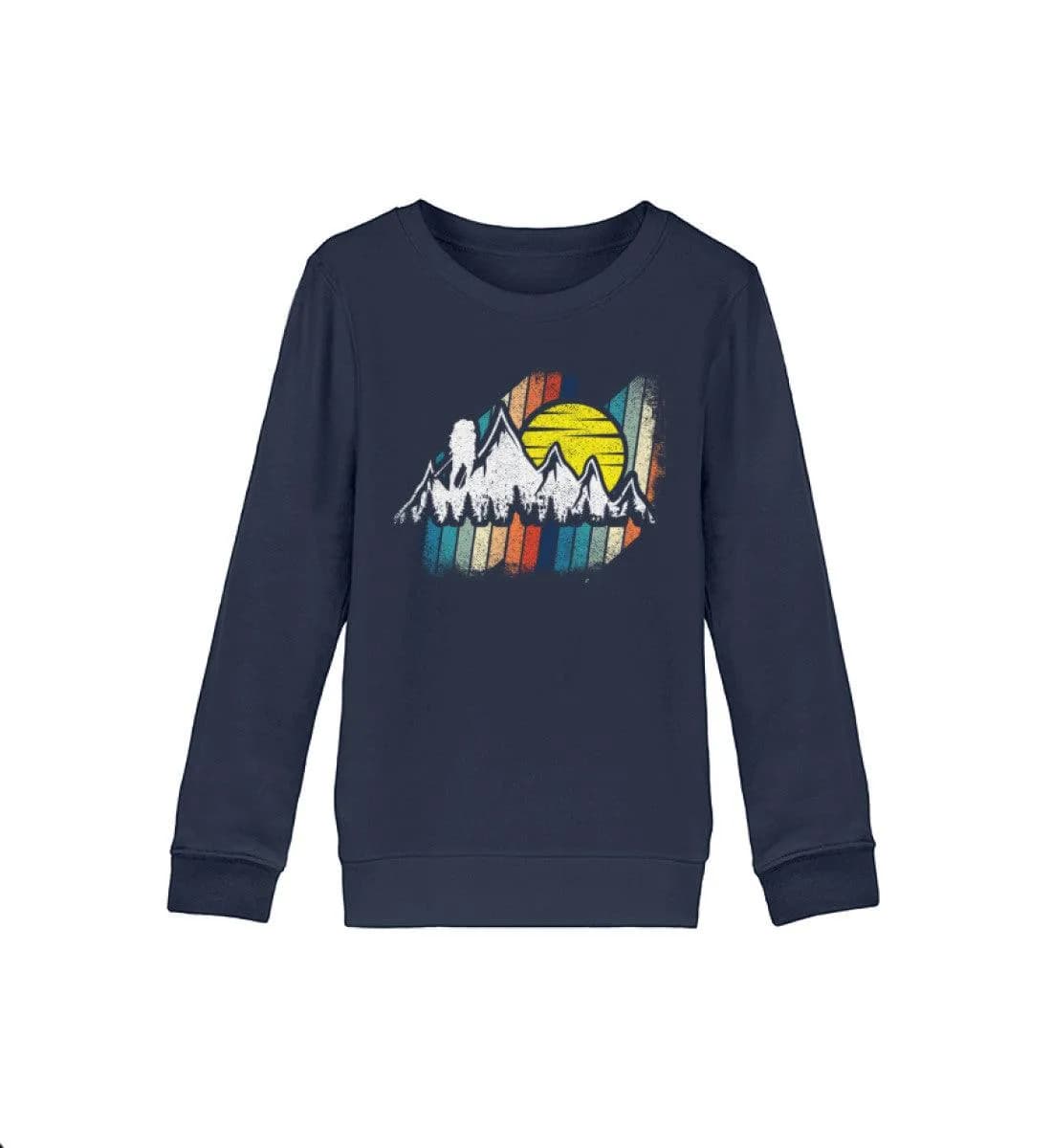Berge mit Sonne - Kinder Bio Sweatshirt