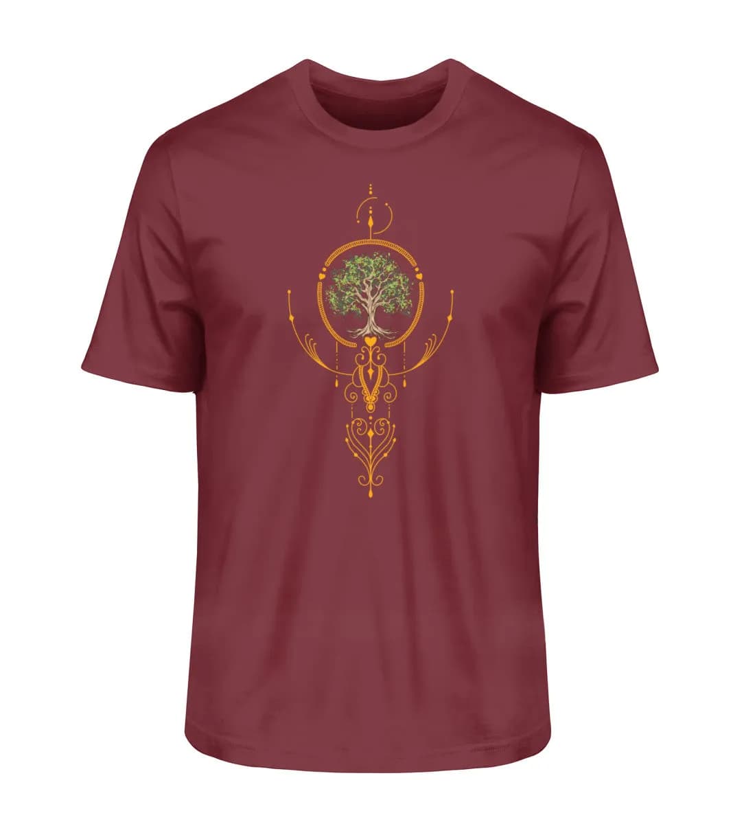 Baum mit Ornamenten - Herren Premium Bio Shirt