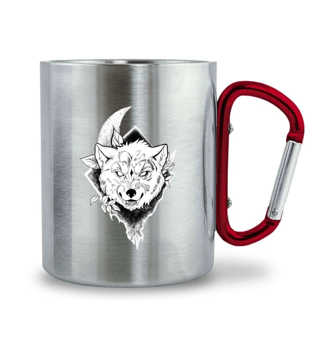 Bad wolf - Edelstahltasse mit Karabinergriff
