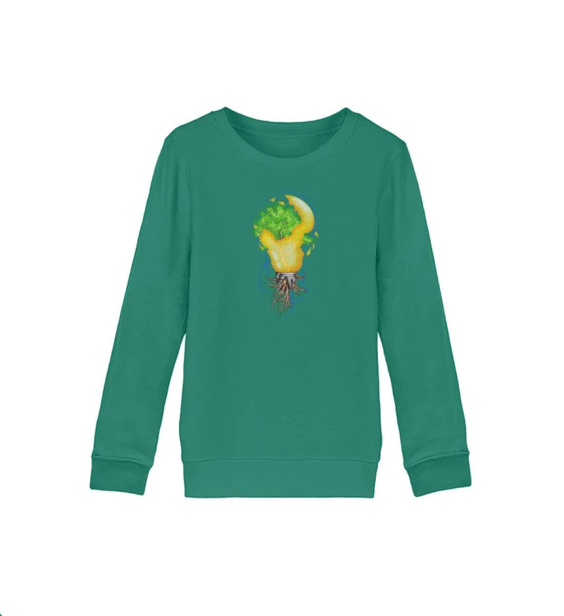 Tree in broken lightbulb - Kinder Bio Sweatshirt