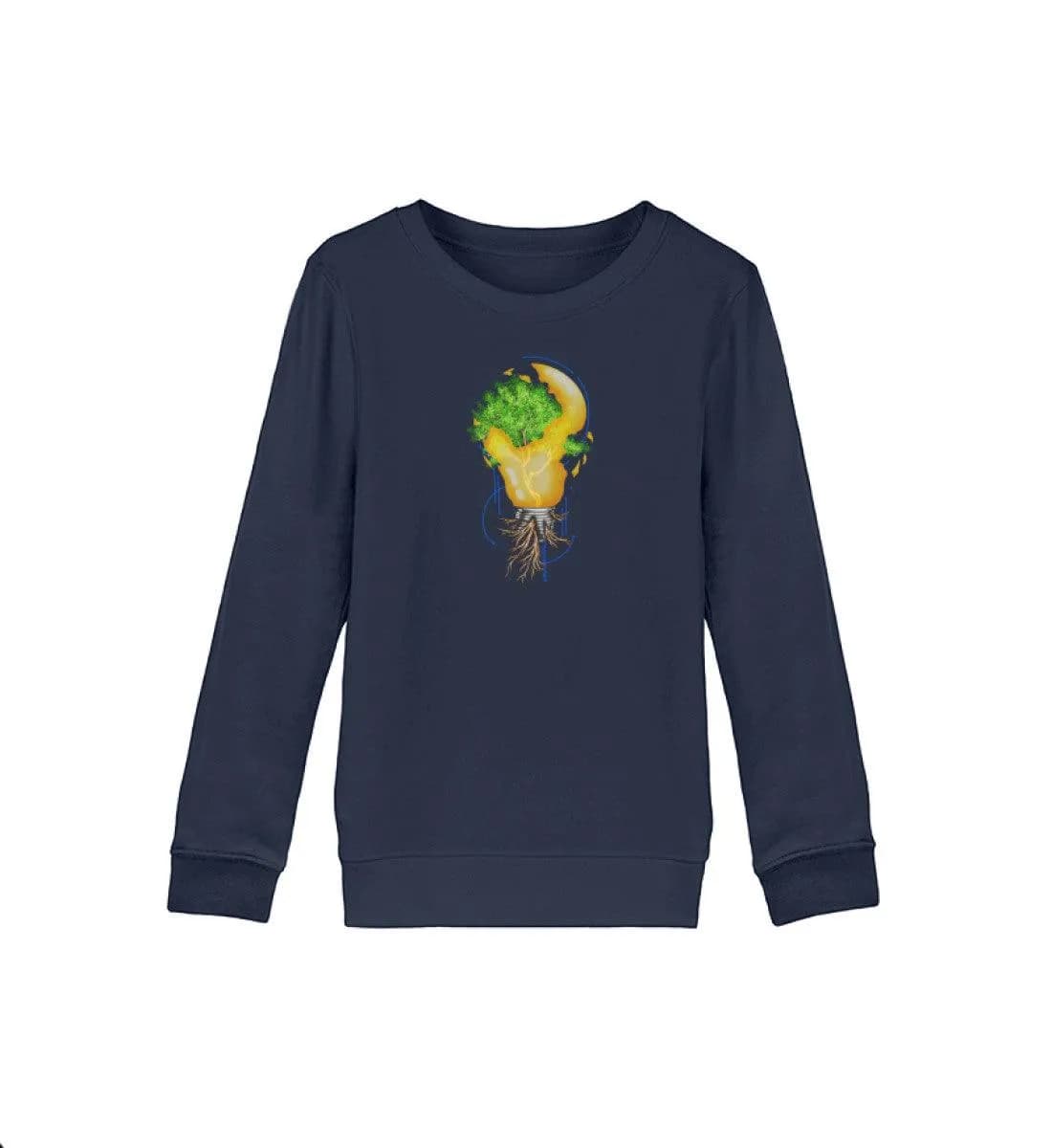 Tree in broken lightbulb - Kinder Bio Sweatshirt