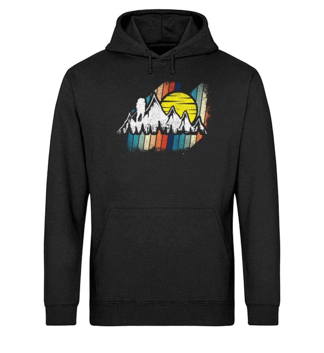 Berge mit Sonne - Unisex Basic Bio Hoodie