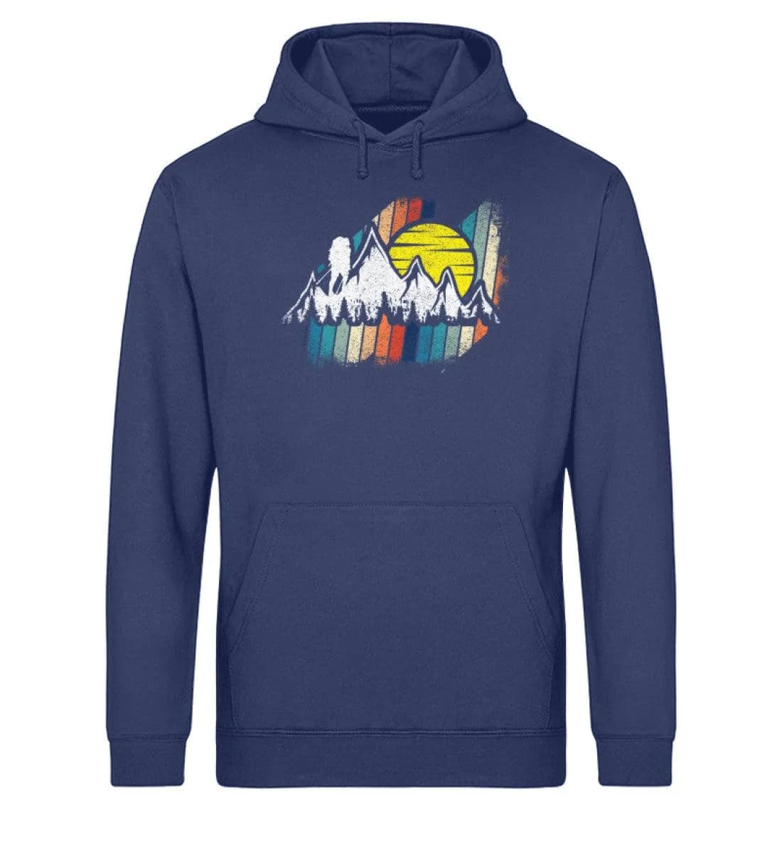 Berge mit Sonne - Unisex Basic Bio Hoodie