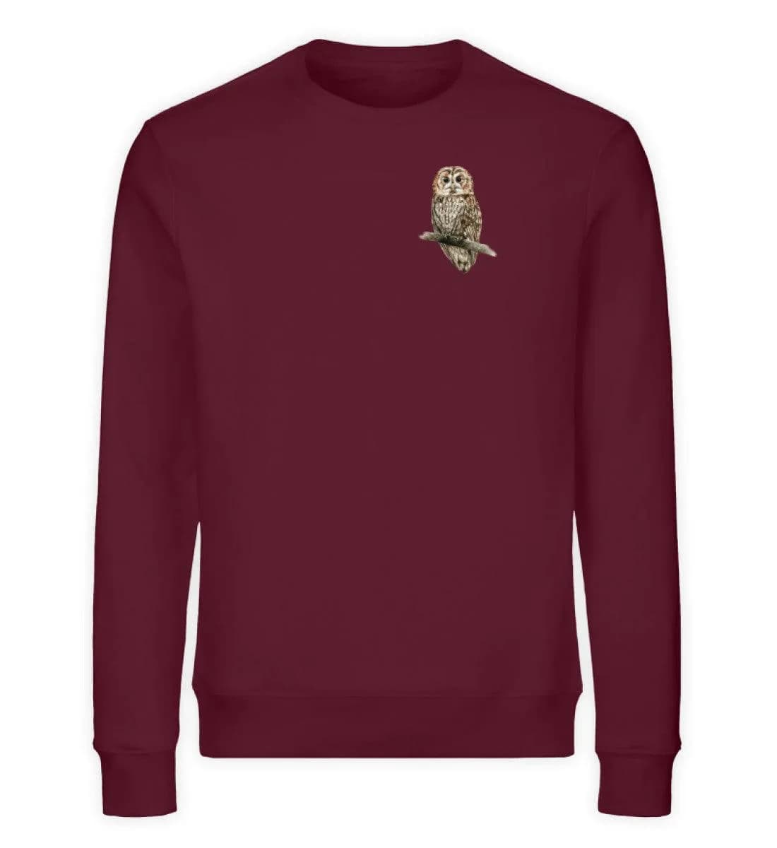 Owl Watercolor - Unisex Bio Sweatshirt