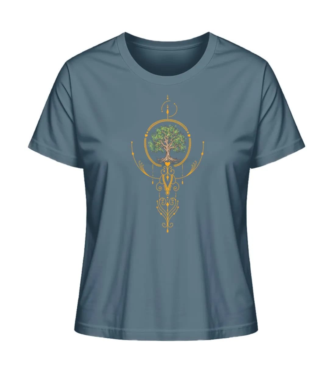 Baum mit Ornamenten - Damen Premium Bio Shirt