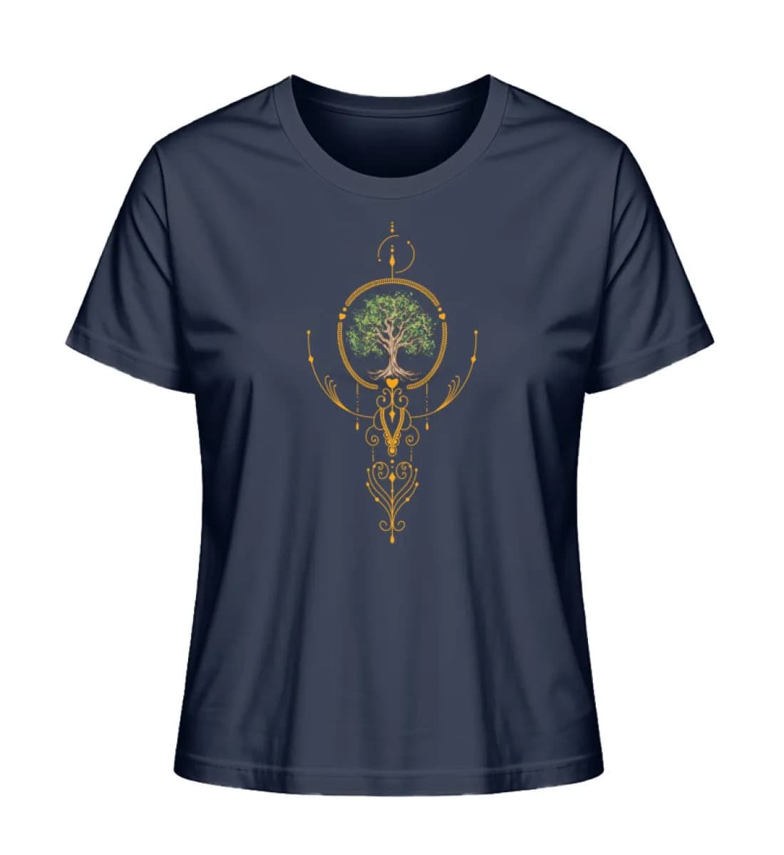 Baum mit Ornamenten - Damen Premium Bio Shirt
