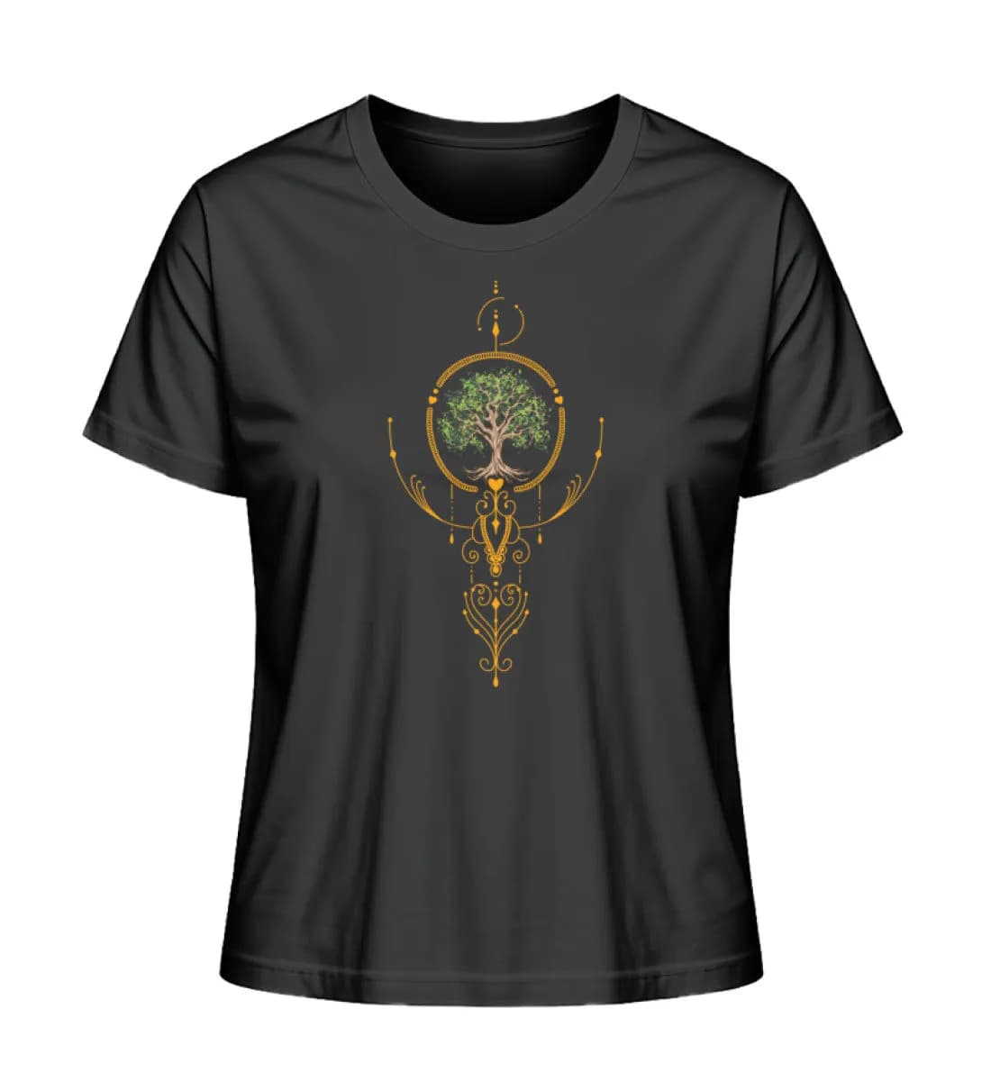 Baum mit Ornamenten - Damen Premium Bio Shirt