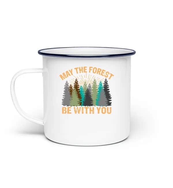 May the forest - Emaille Tasse