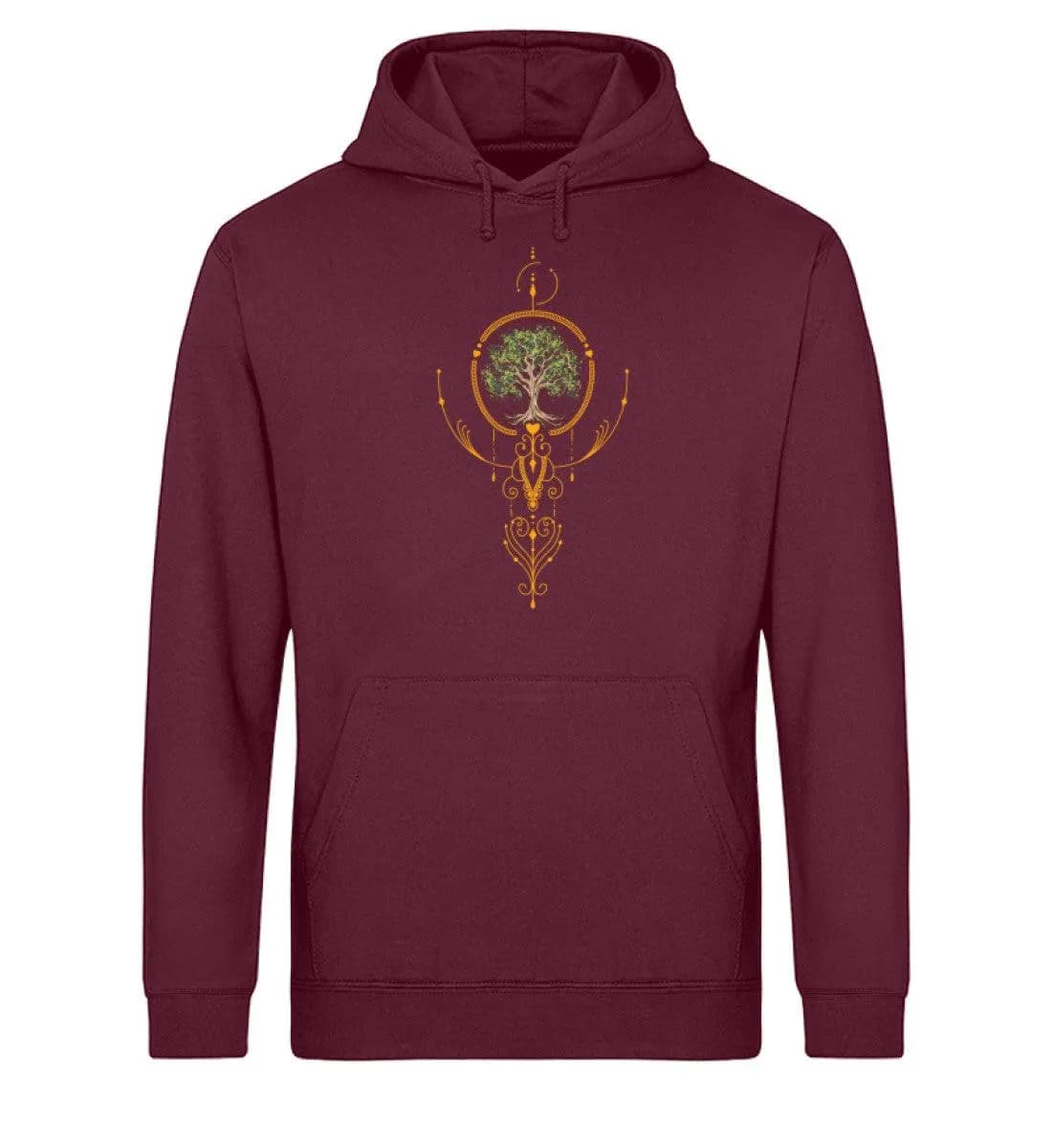 Baum mit Ornamenten - Unisex Basic Bio Hoodie