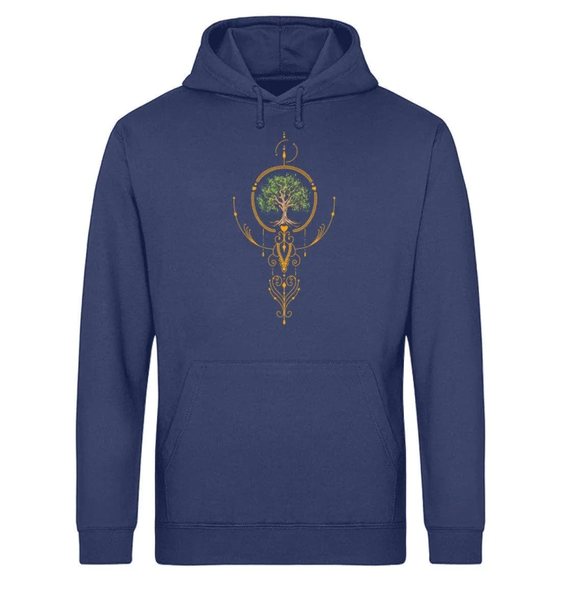 Baum mit Ornamenten - Unisex Basic Bio Hoodie