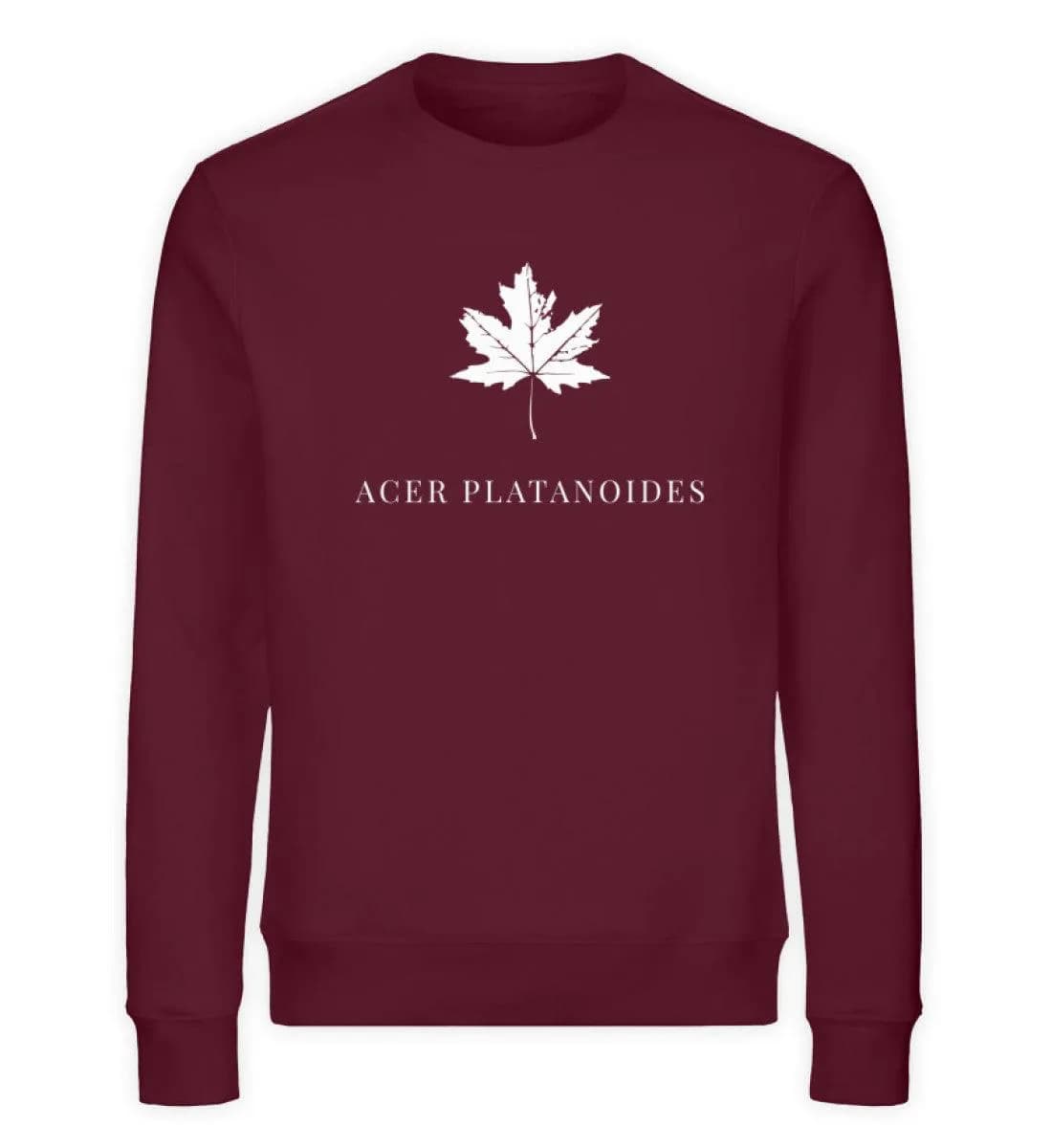 Spitzahornblatt - Unisex Bio Sweatshirt