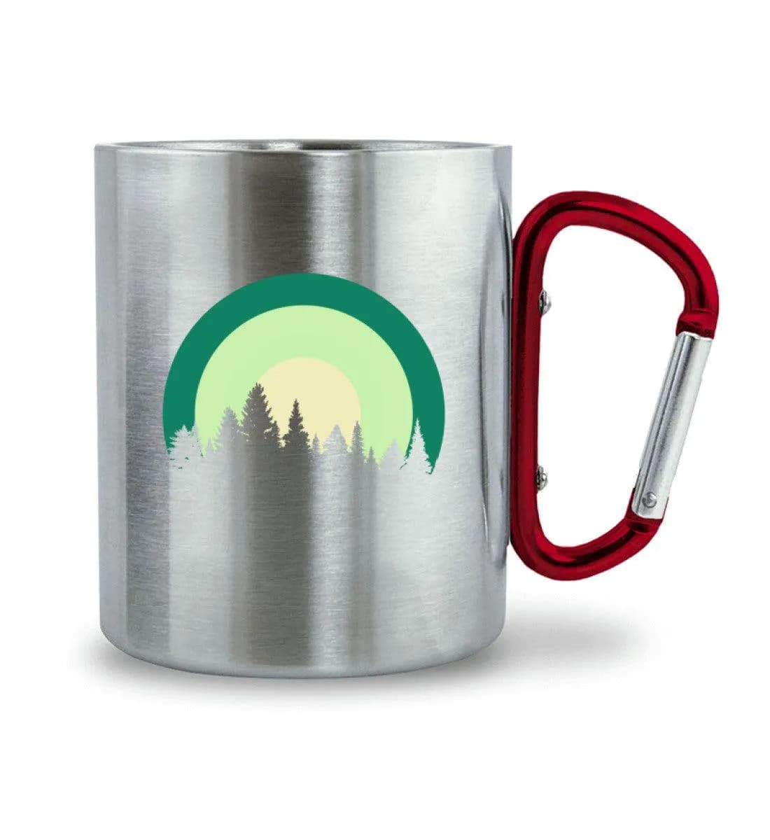 Retrowald - Edelstahltasse mit Karabinergriff