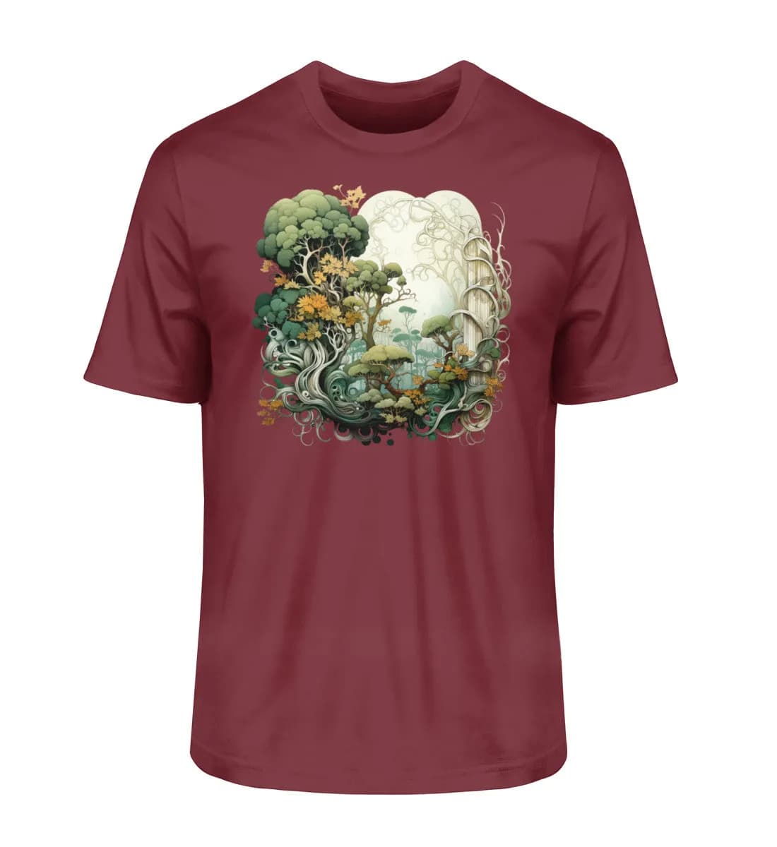 Verwobene Wälder - Herren Premium Bio Shirt