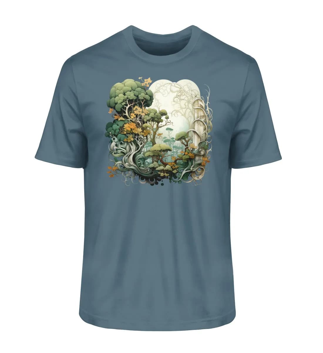 Verwobene Wälder - Herren Premium Bio Shirt