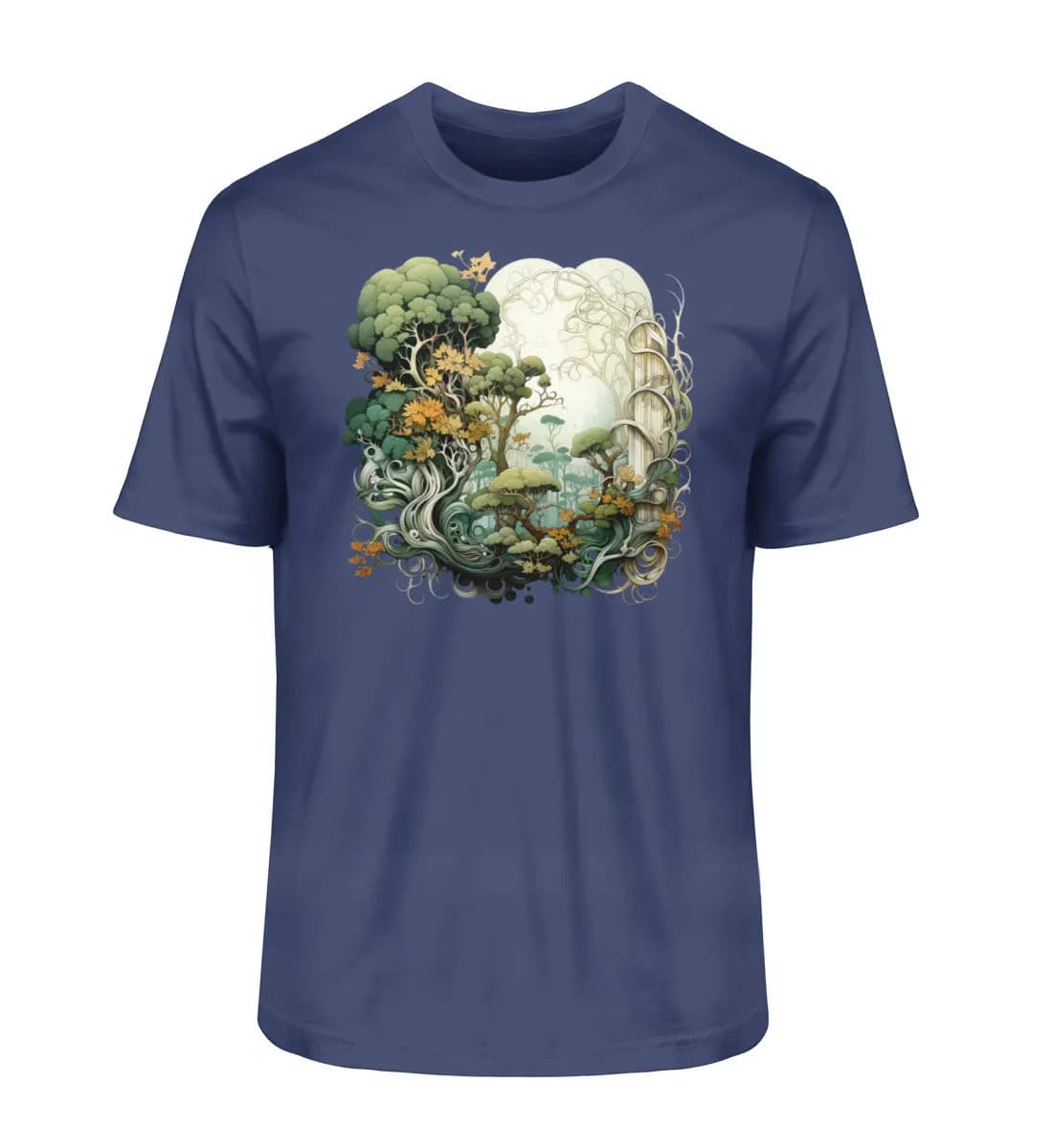Verwobene Wälder - Herren Premium Bio Shirt