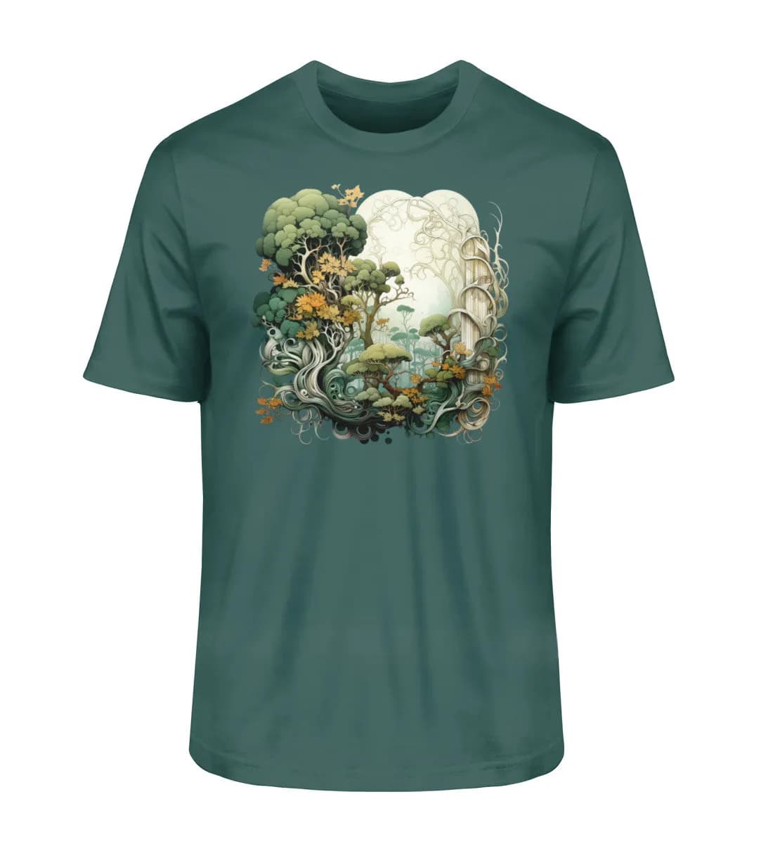 Verwobene Wälder - Herren Premium Bio Shirt
