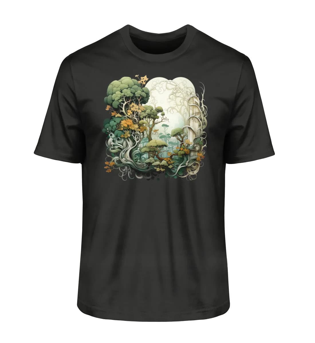 Verwobene Wälder - Herren Premium Bio Shirt