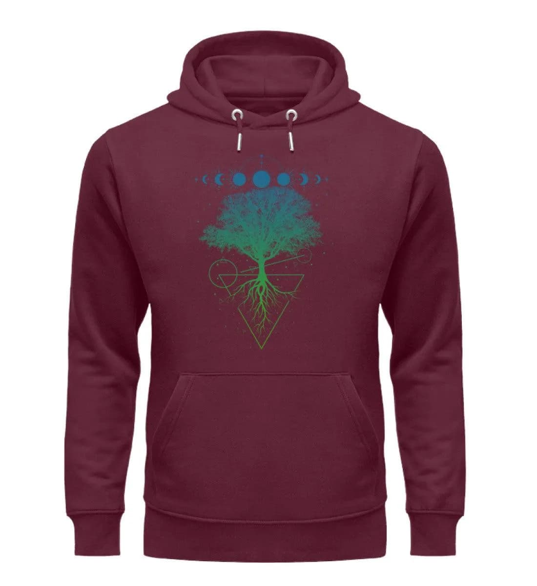 Baum Mondphasen - Unisex Premium Bio Hoodie