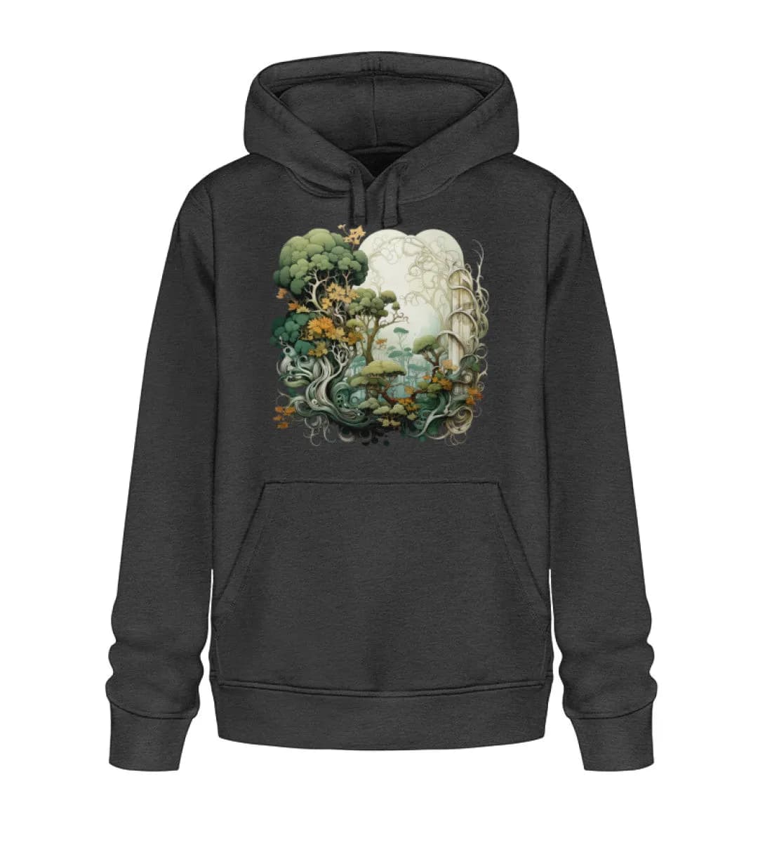 Verwobene Wälder - Unisex Basic Bio Hoodie