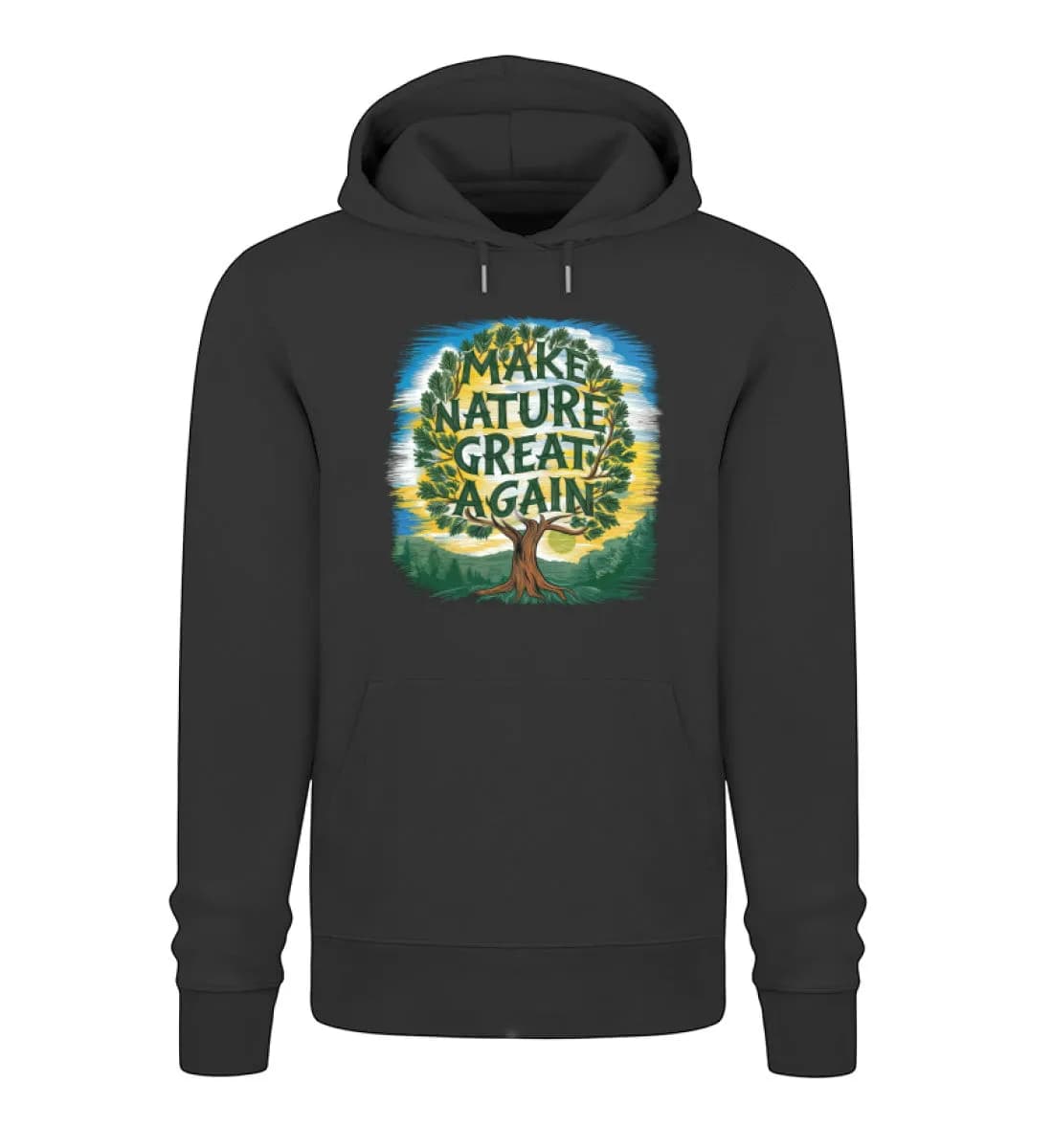 Make nature great again tree - Unisex Premium Bio Hoodie