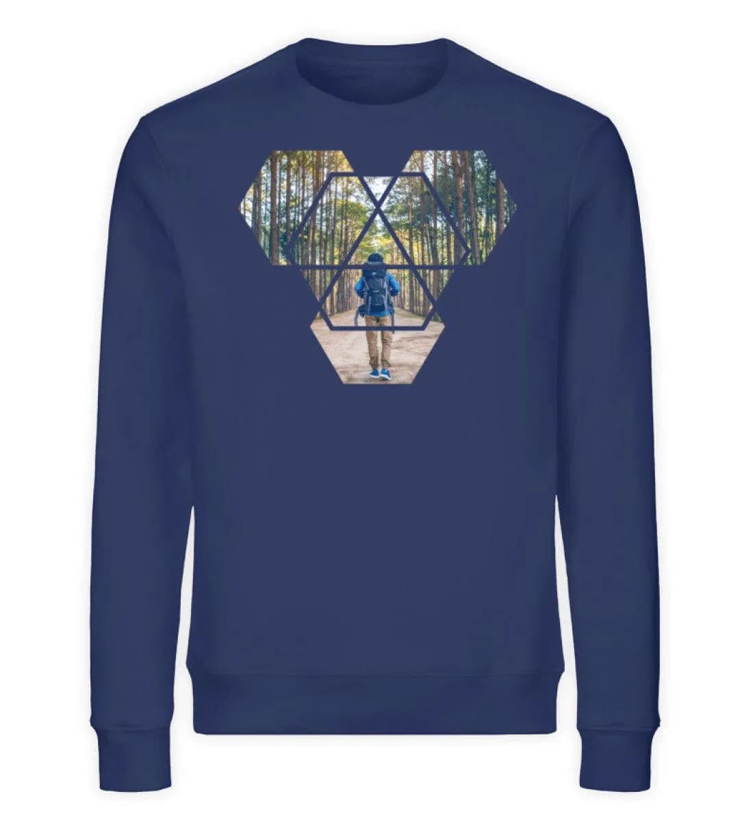 Hexagone Wandern - Unisex Bio Sweatshirt
