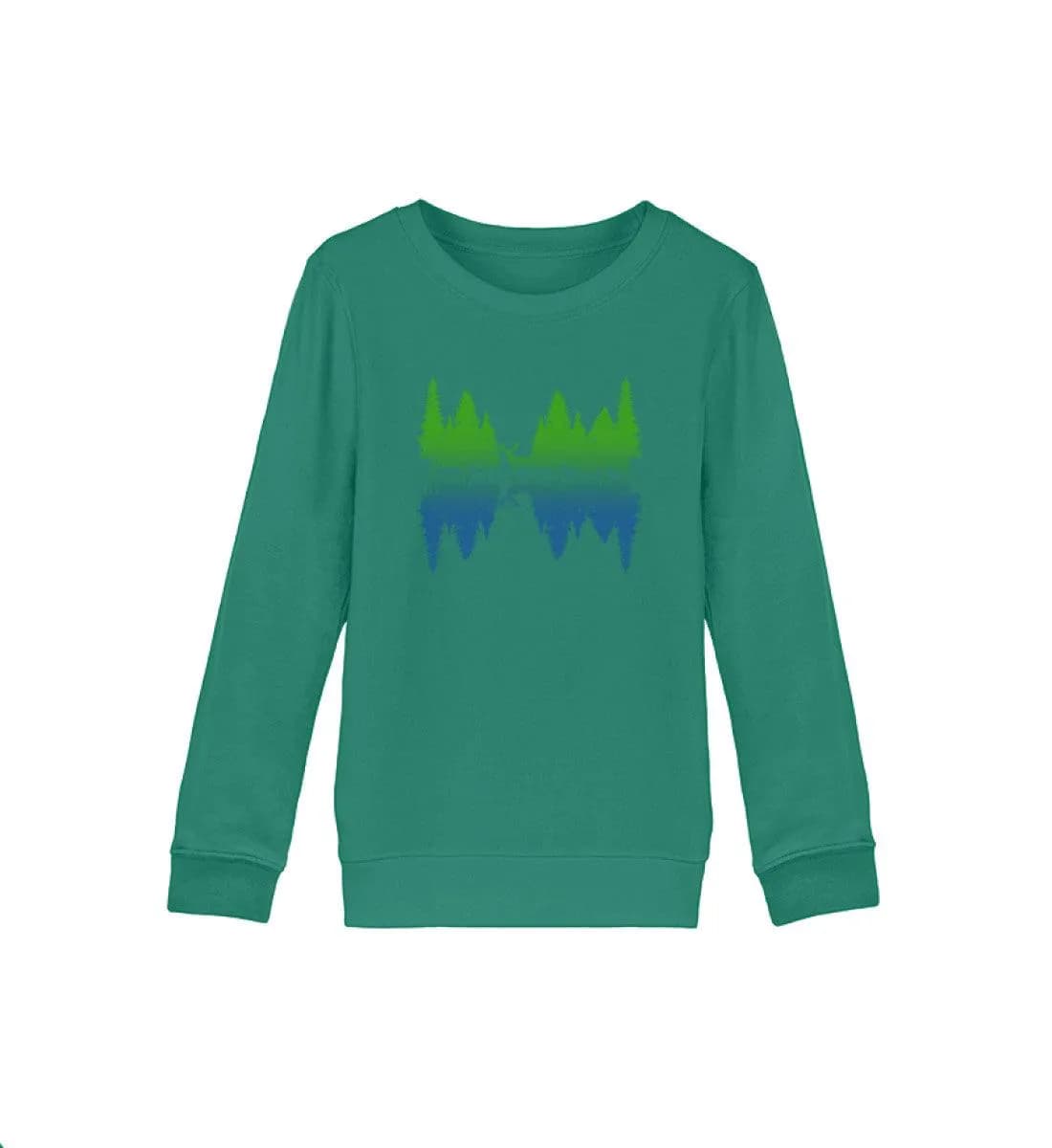 Wald Spiegelung - Kinder Bio Sweatshirt