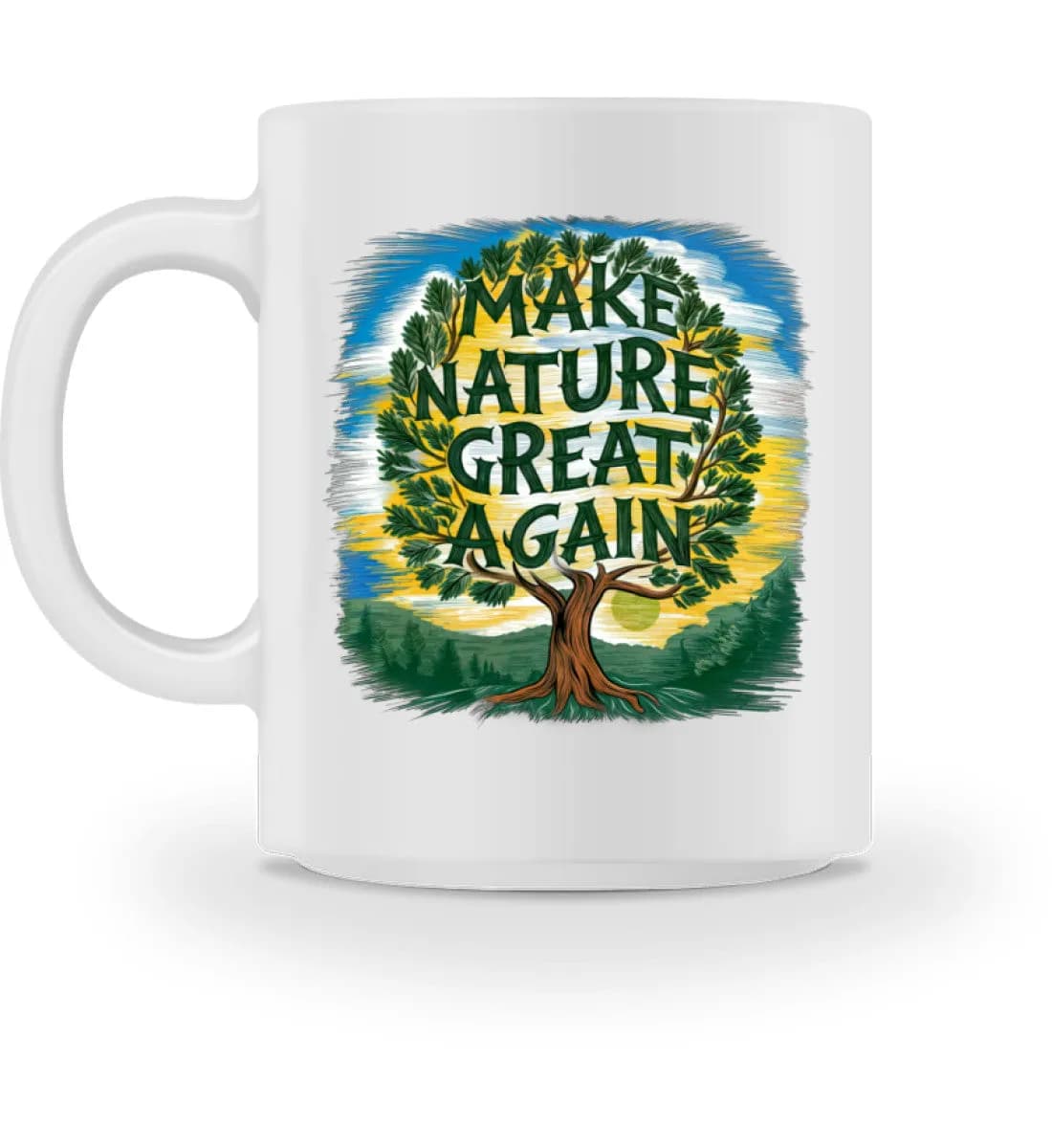 Make Nature great again Tree - Tasse