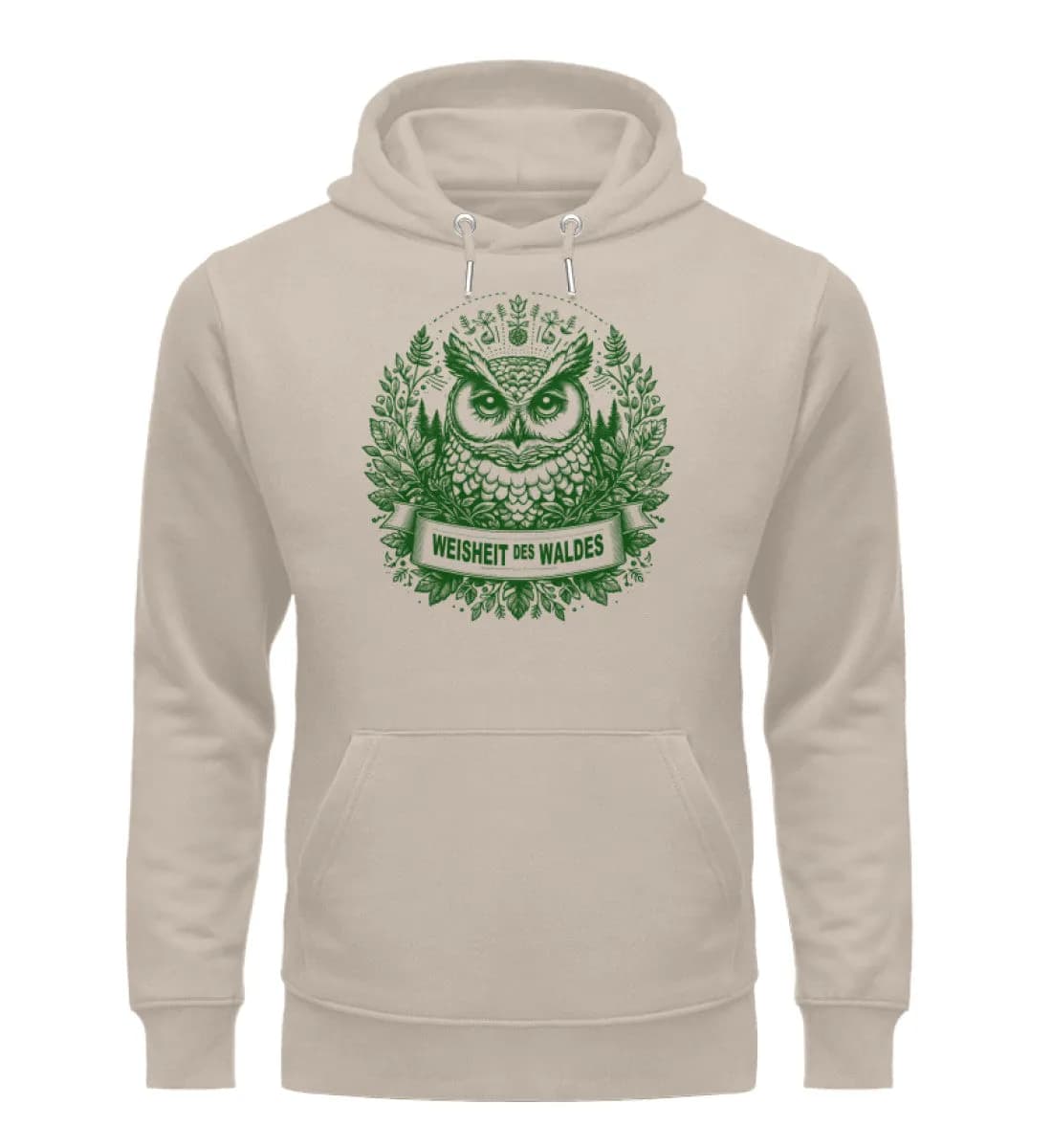 Weisheit des Waldes - Unisex Premium Bio Hoodie