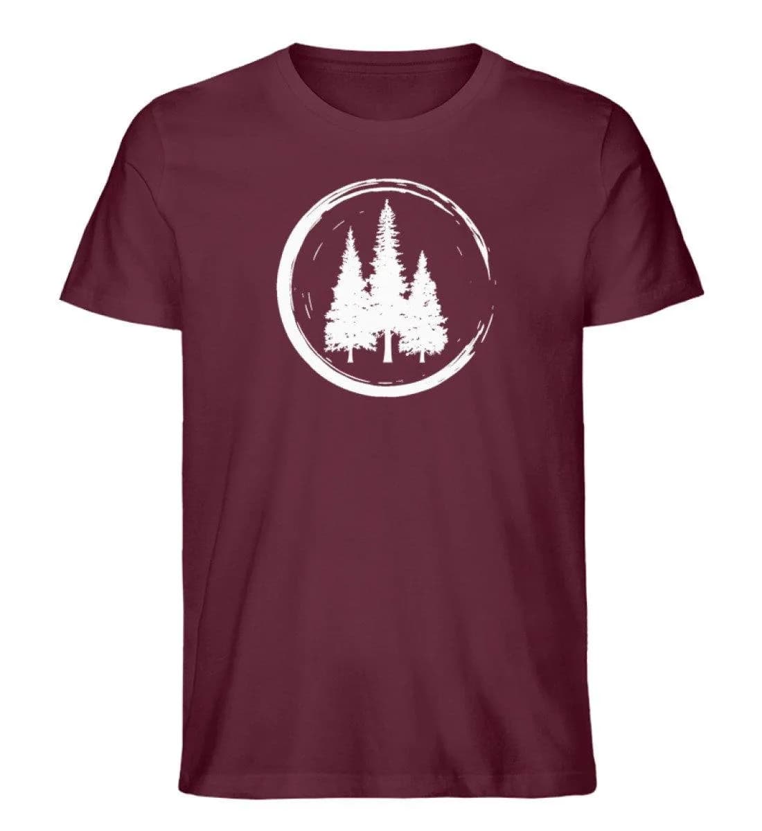 Drei Bäume im Kreis - Herren Premium Bio Shirt