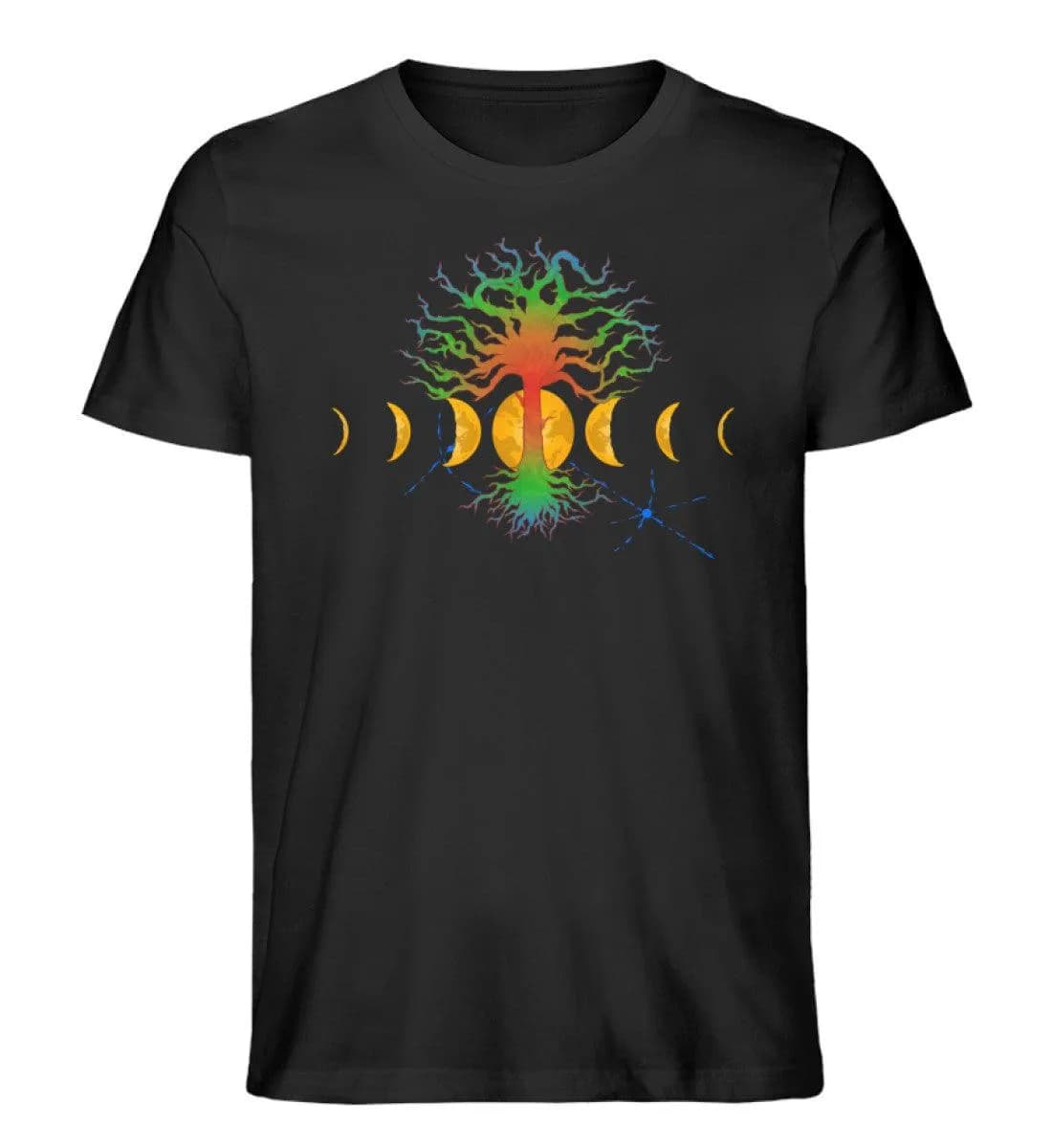Hot Tree with moonphases - Herren Premium Bio Shirt