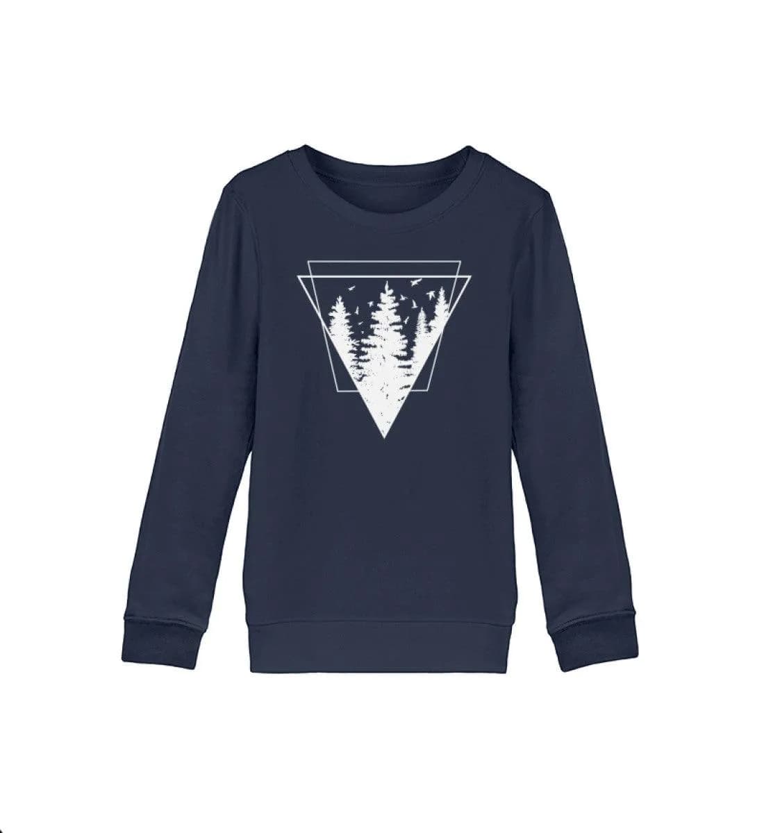 Wald im Dreieck - Kinder Bio Sweatshirt