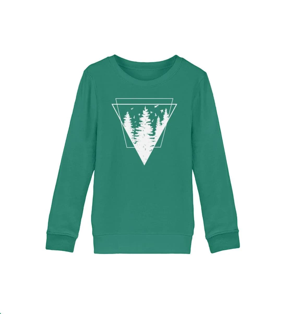 Wald im Dreieck - Kinder Bio Sweatshirt