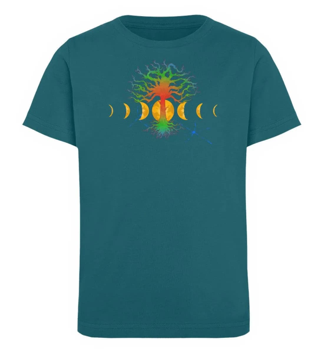 Hot Tree with moonphases - Kinder Bio T-Shirt