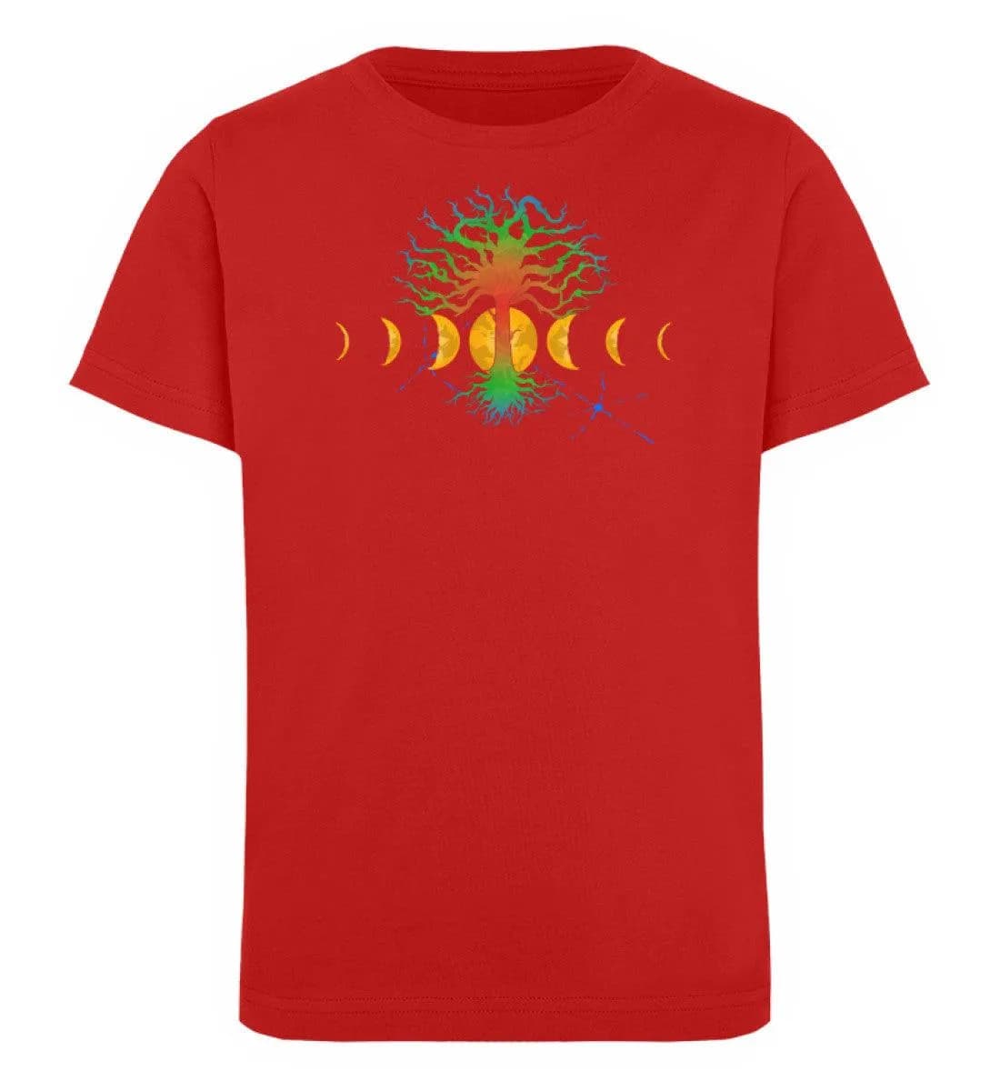Hot Tree with moonphases - Kinder Bio T-Shirt