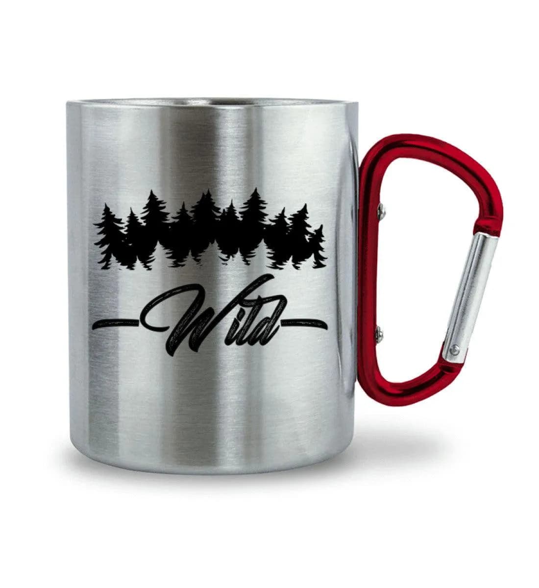 Wild - Edelstahltasse mit Karabinergriff