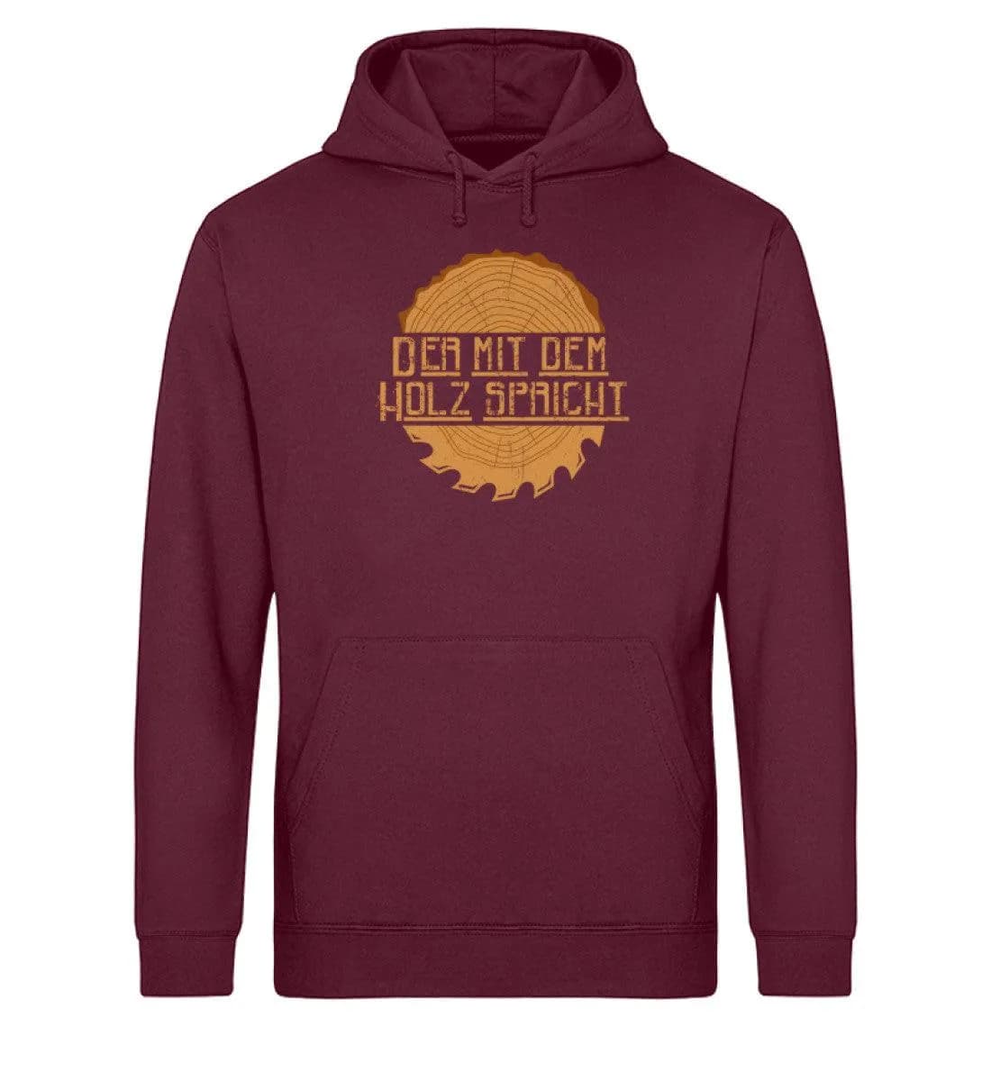 Der mit dem Holz spricht - Unisex Basic Bio Hoodie