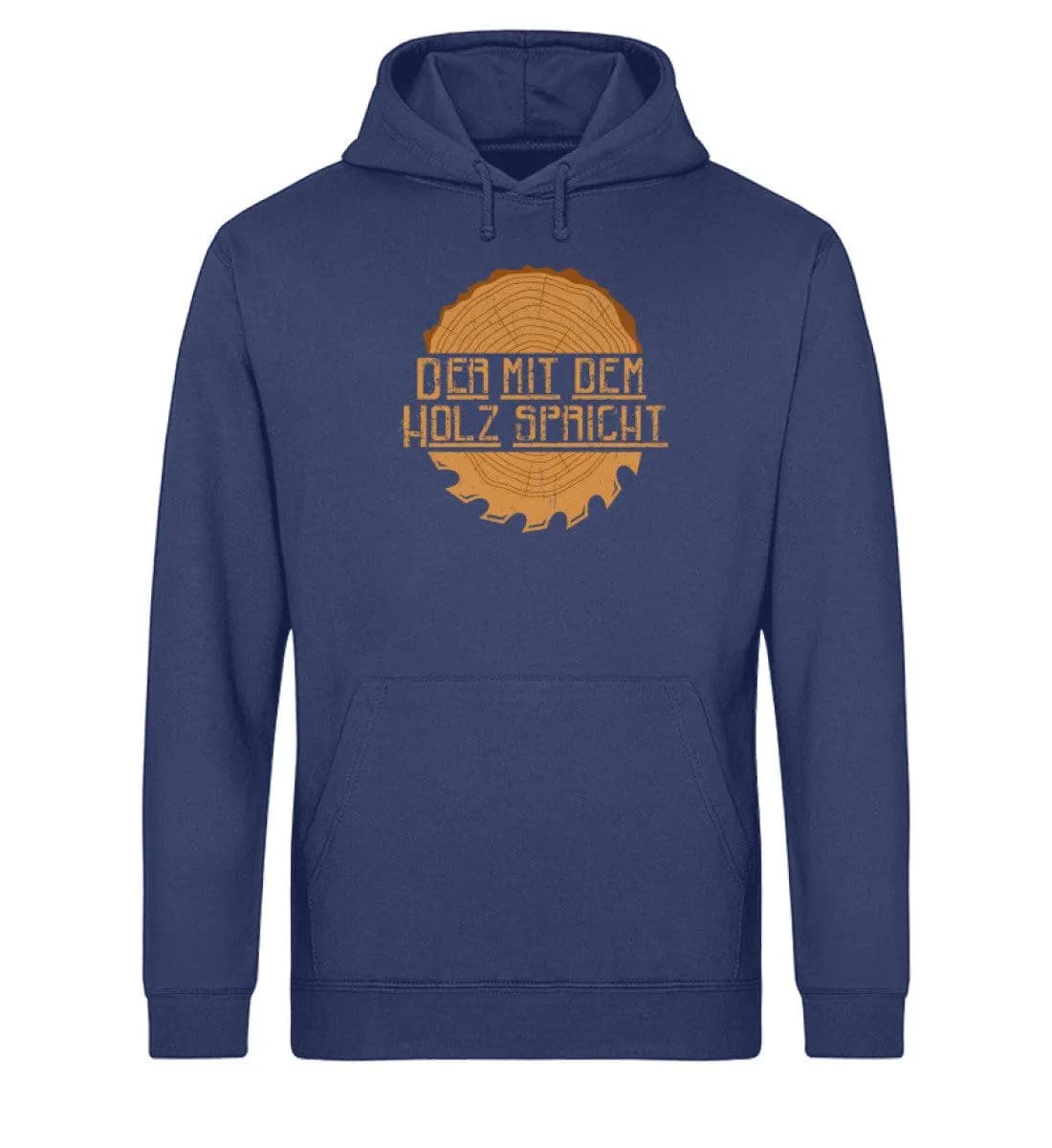 Der mit dem Holz spricht - Unisex Basic Bio Hoodie