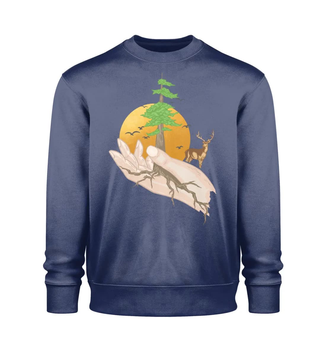 Root hands - Unisex Bio Sweatshirt