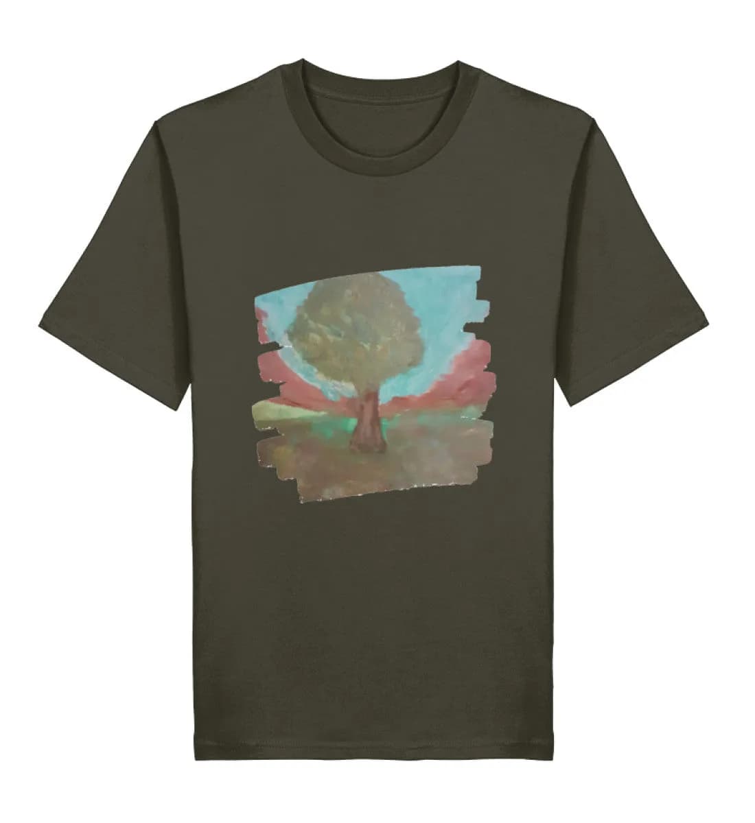 Baum im Tal - Herren Premium Bio Shirt